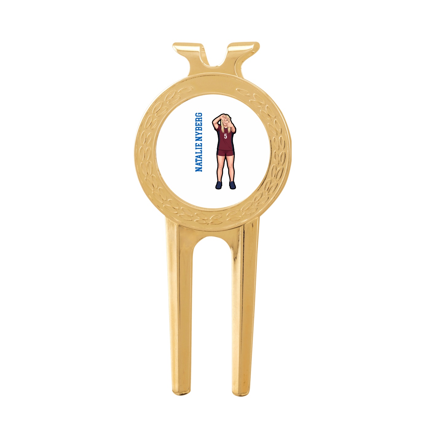 Divot Tool with Ball Marker — Name Vertical in Classic