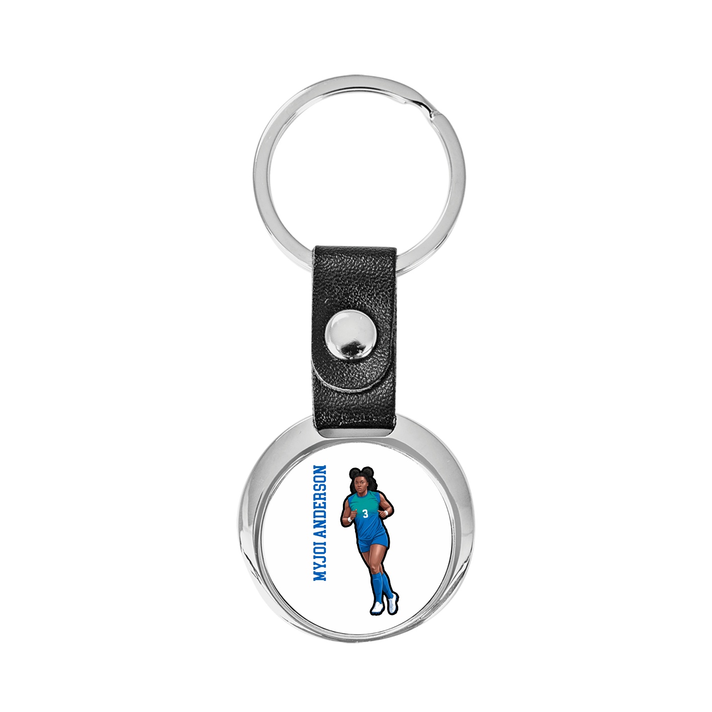 Key Chain — Name Vertical in Classic