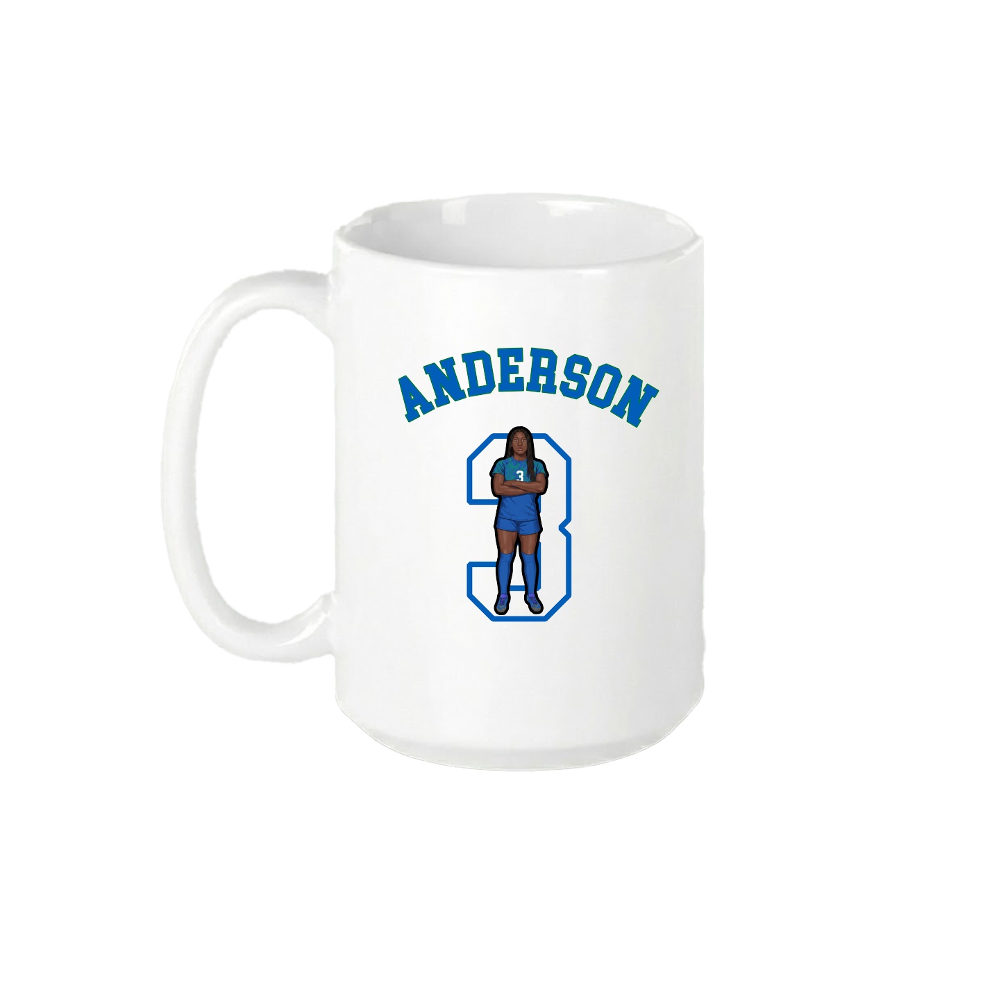 15oz Coffee Mug — Shirsey Arch in White