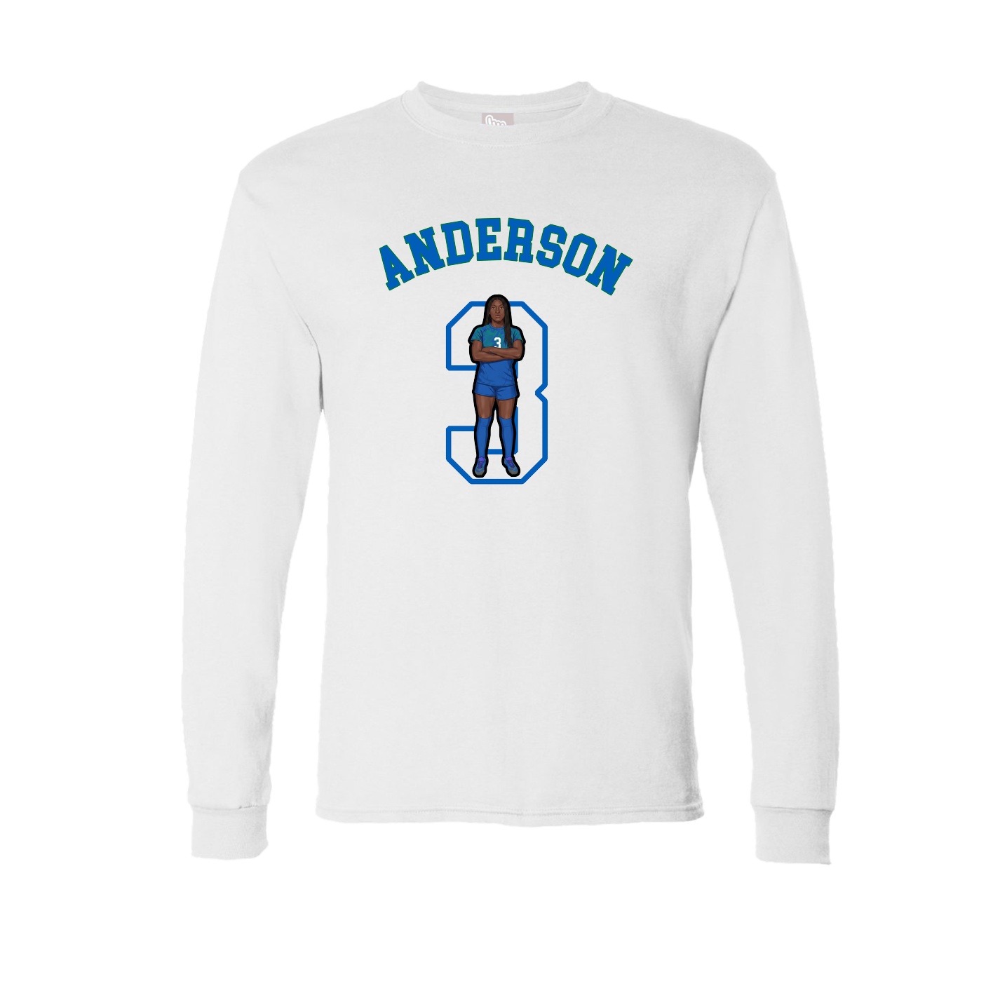 Long Sleeve Tee — Shirsey Arch in White