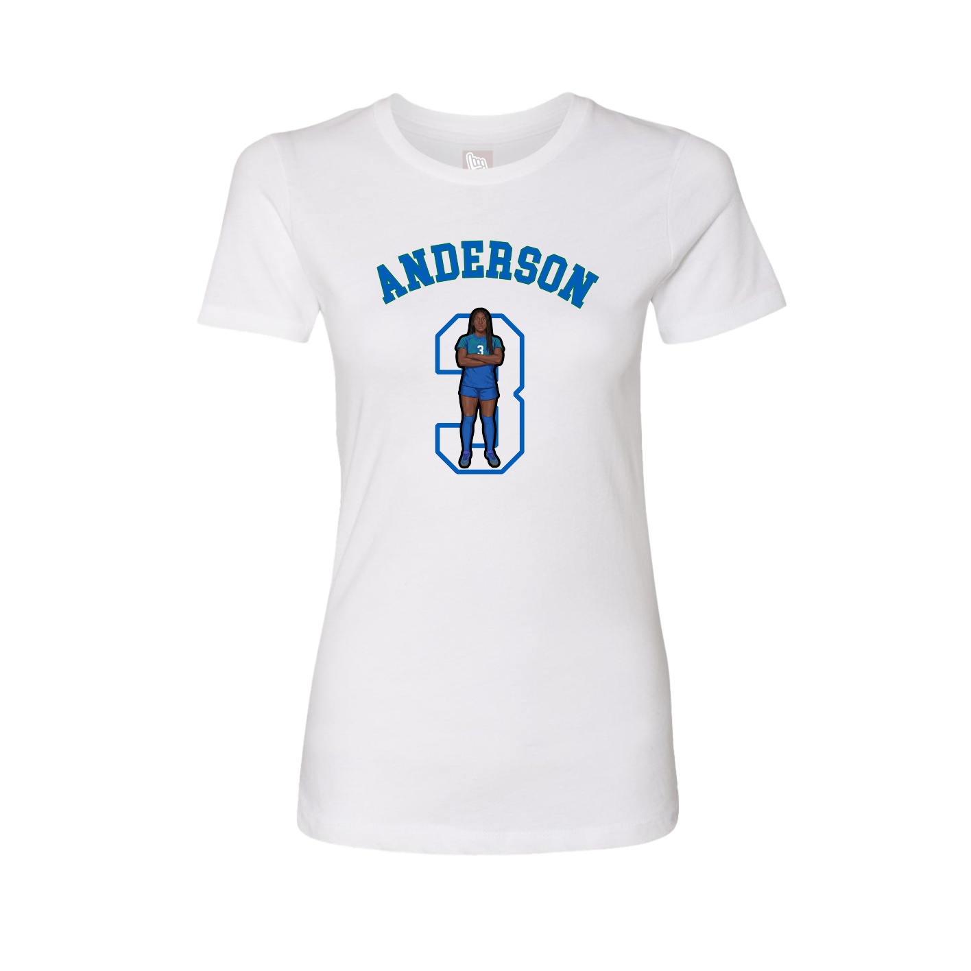 Womens Tee — Shirsey Arch in White