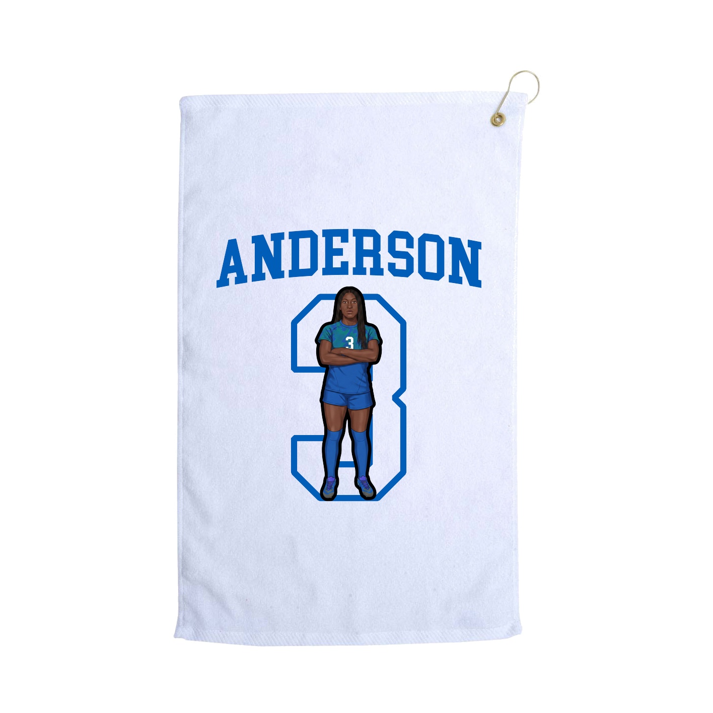 Golf Towel — Shirsey in White