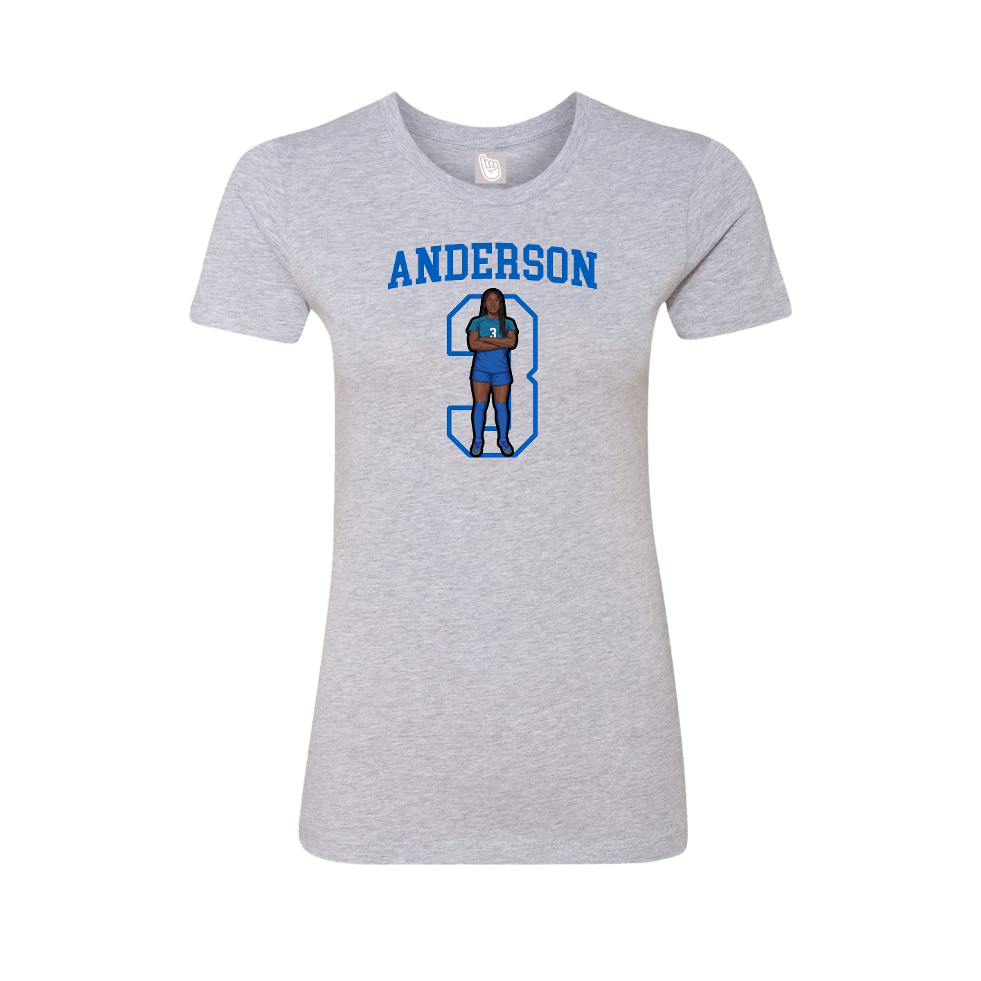 Womens Tee — Shirsey in Grey