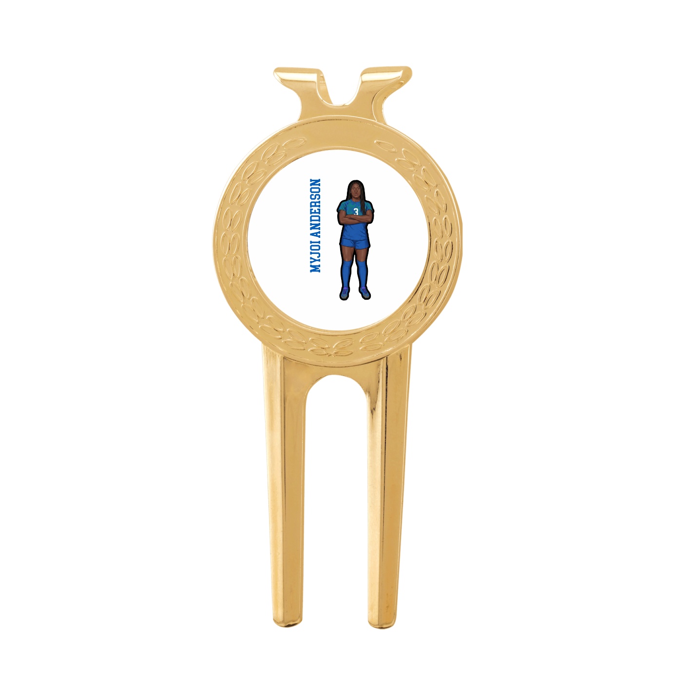 Divot Tool with Ball Marker — Name Vertical in Classic