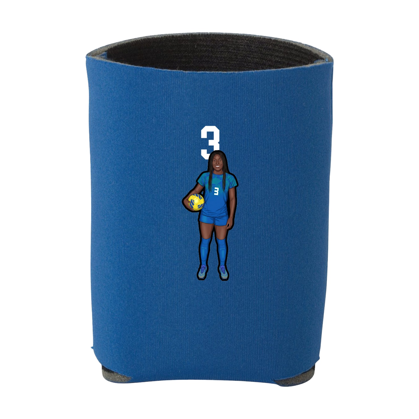 Can Holder — Number Top in Royal