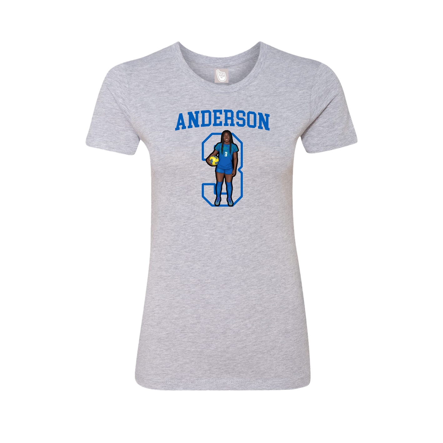 Womens Tee — Shirsey in Grey