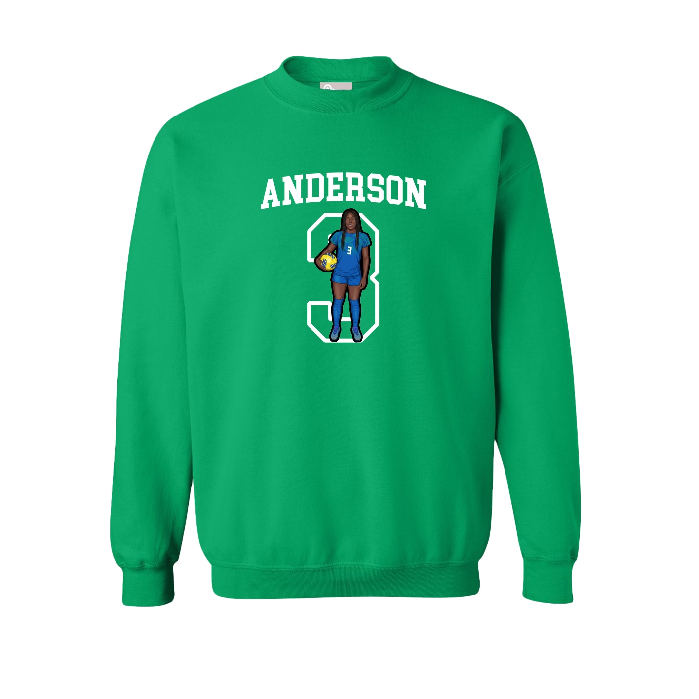 Fleece Crew — Shirsey in Green
