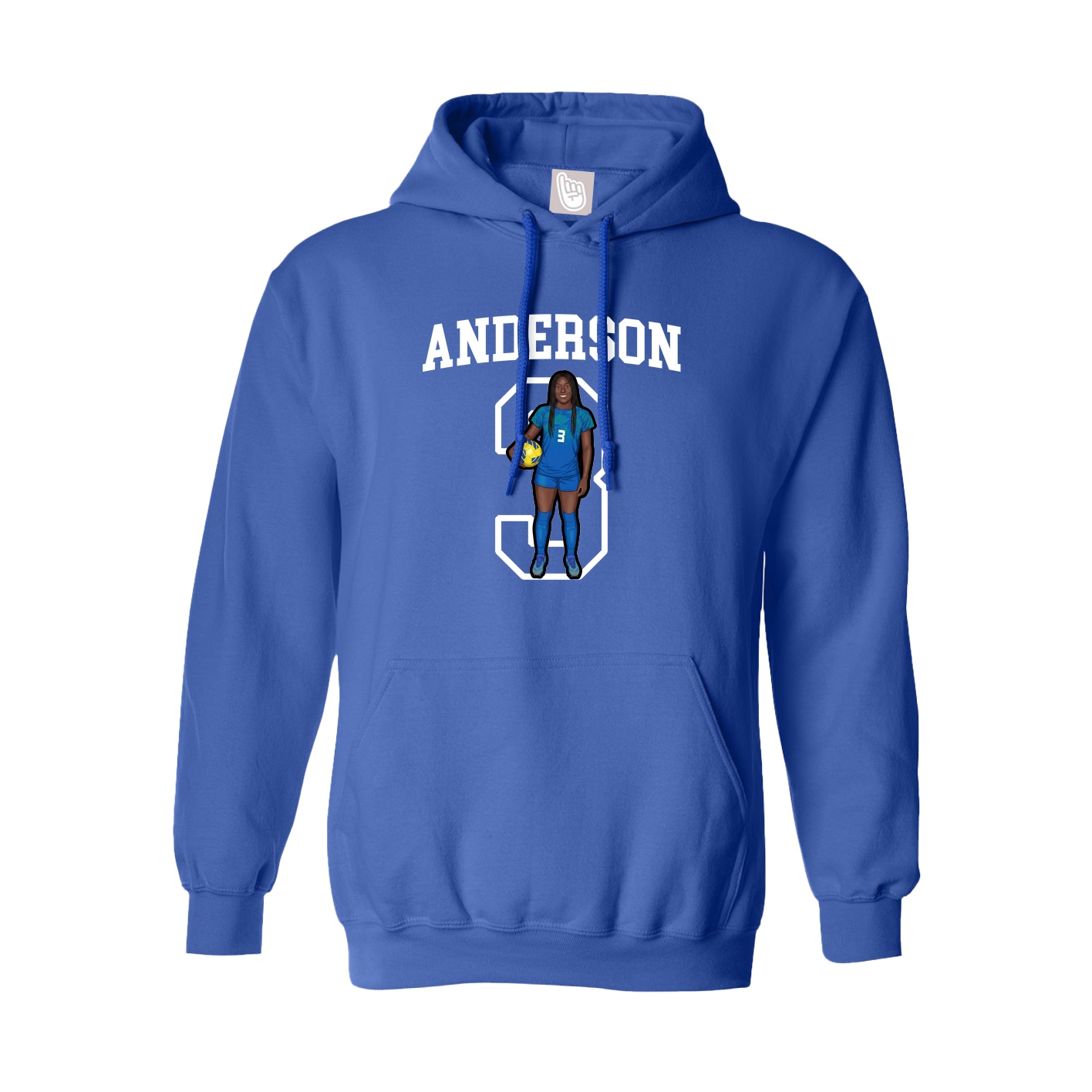 Youth Hoodie — Shirsey in Royal