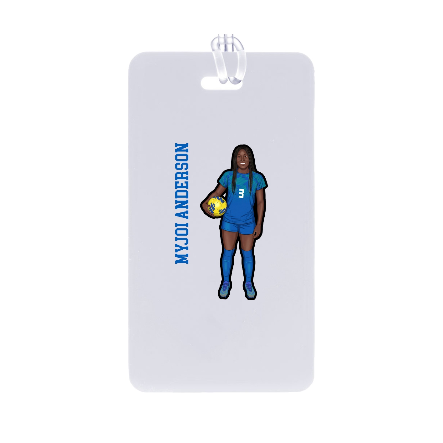 Bag Tag — Name Vertical in Classic