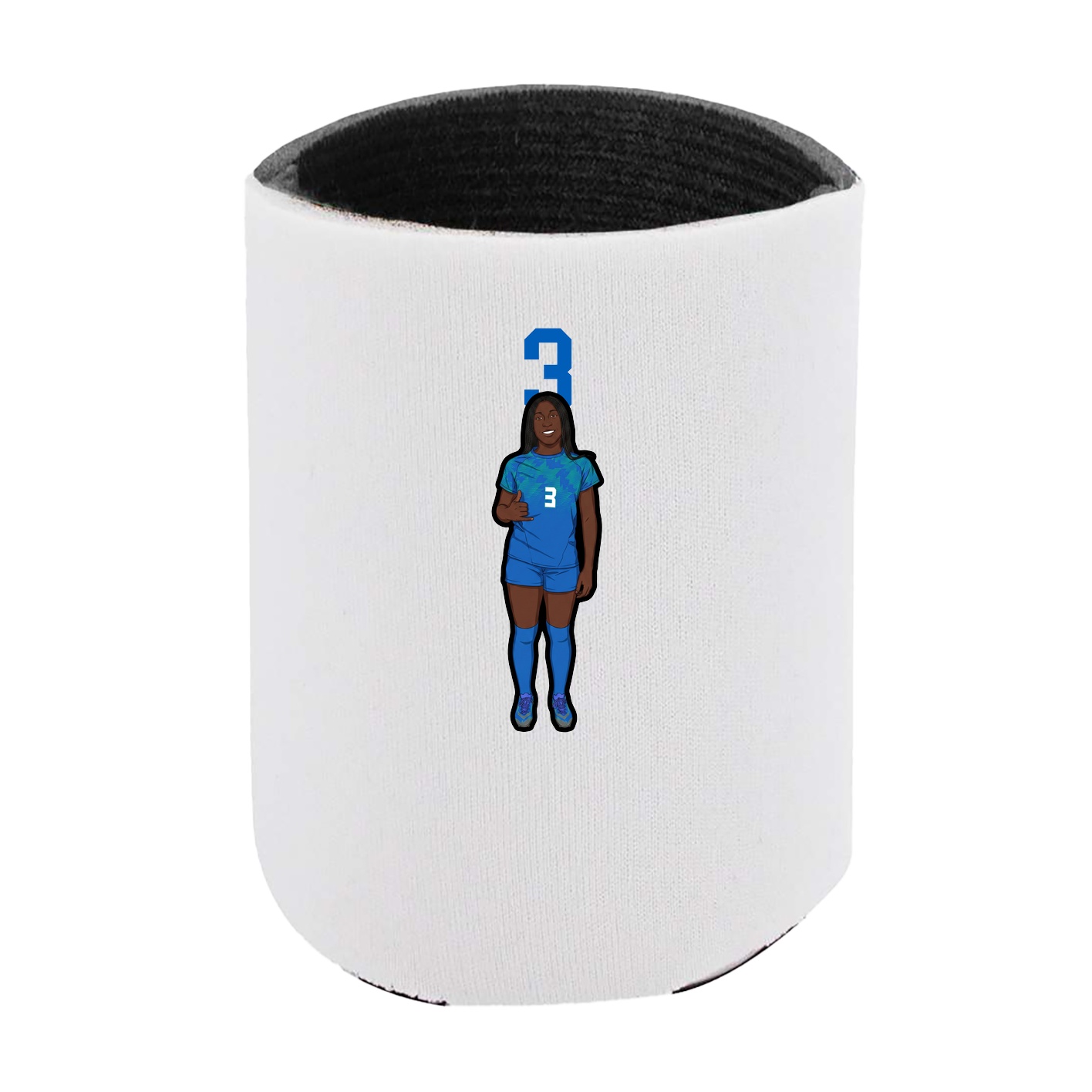 Can Holder — Number Top in White