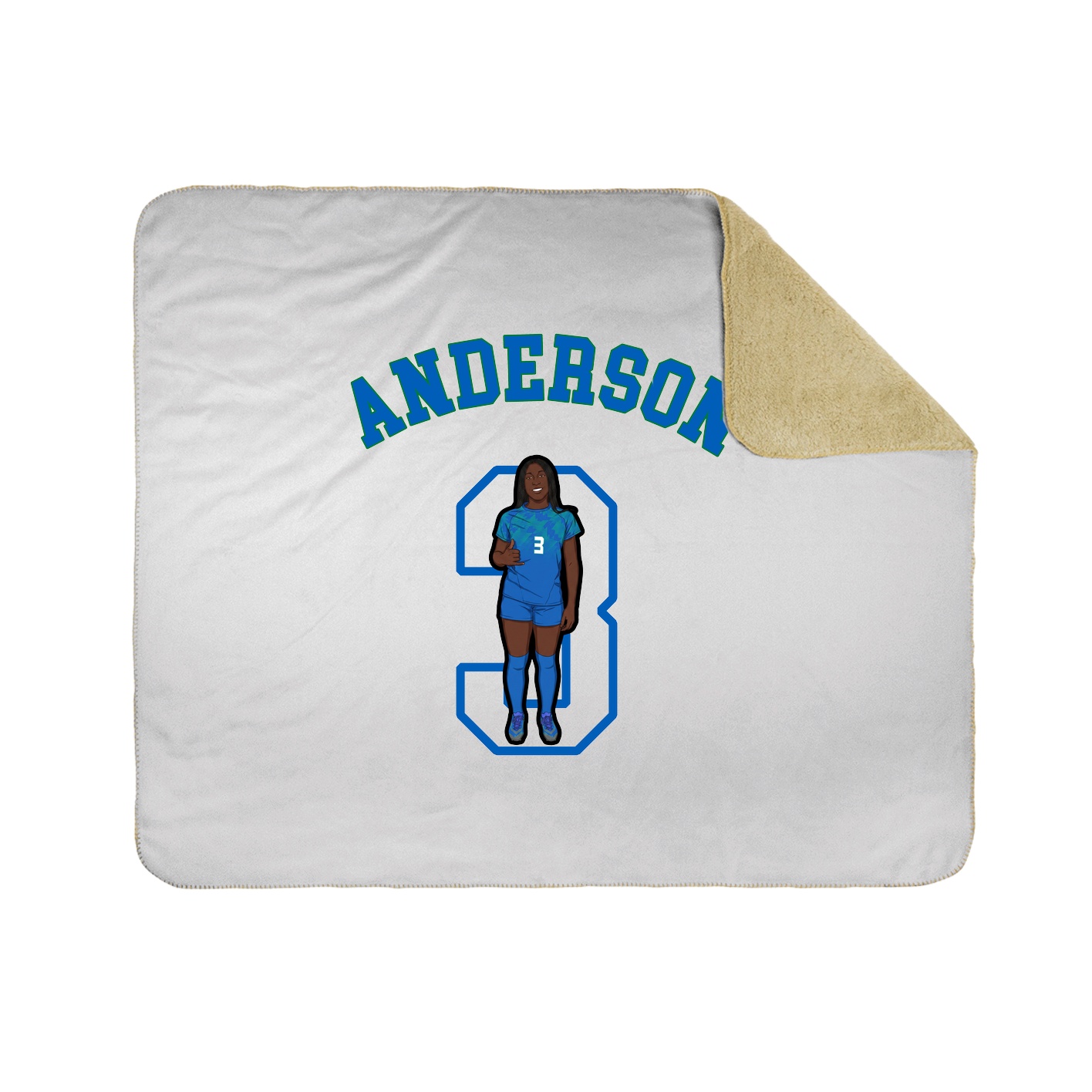 Throw Blanket — Shirsey Arch in White