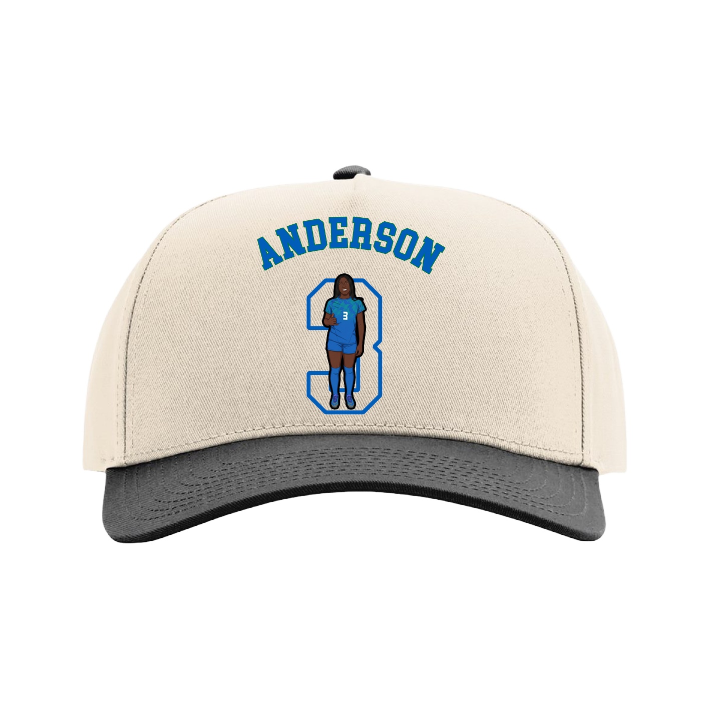 Full Fabric Five-Panel Champ Cap