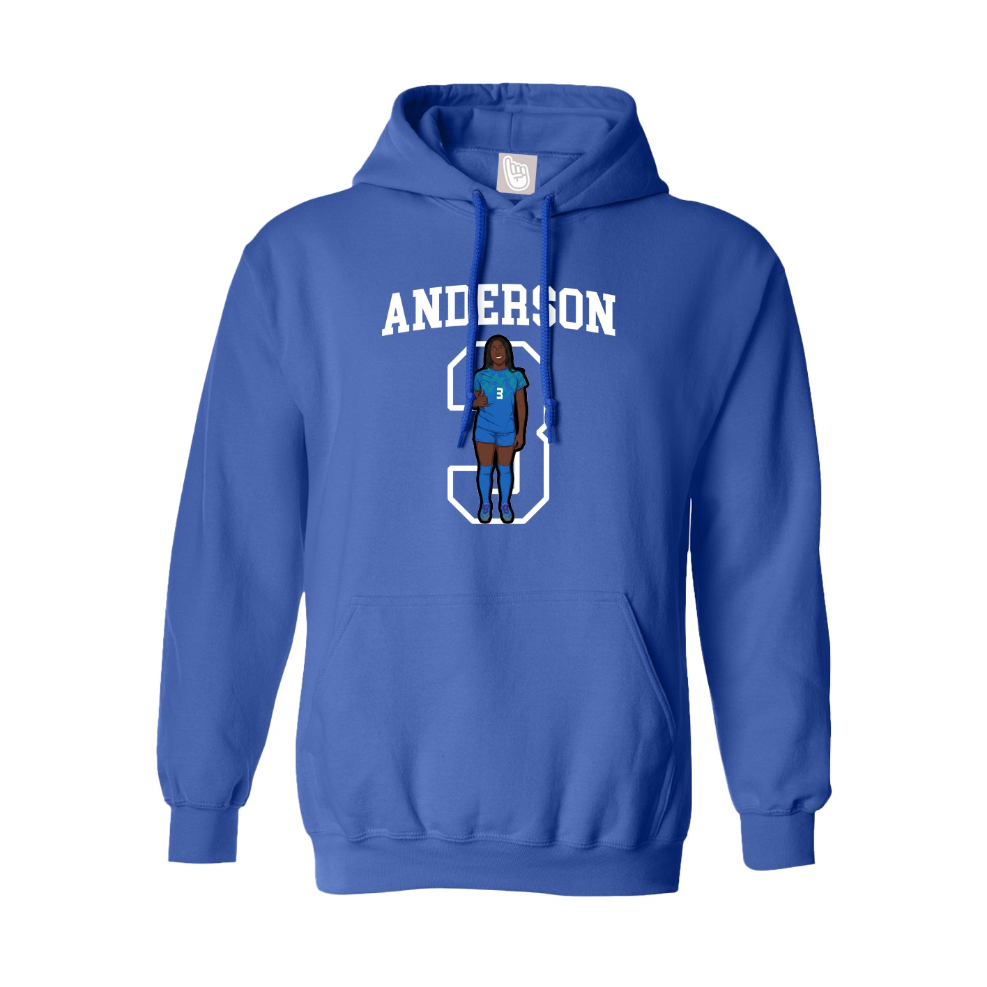Youth Hoodie — Shirsey in Royal