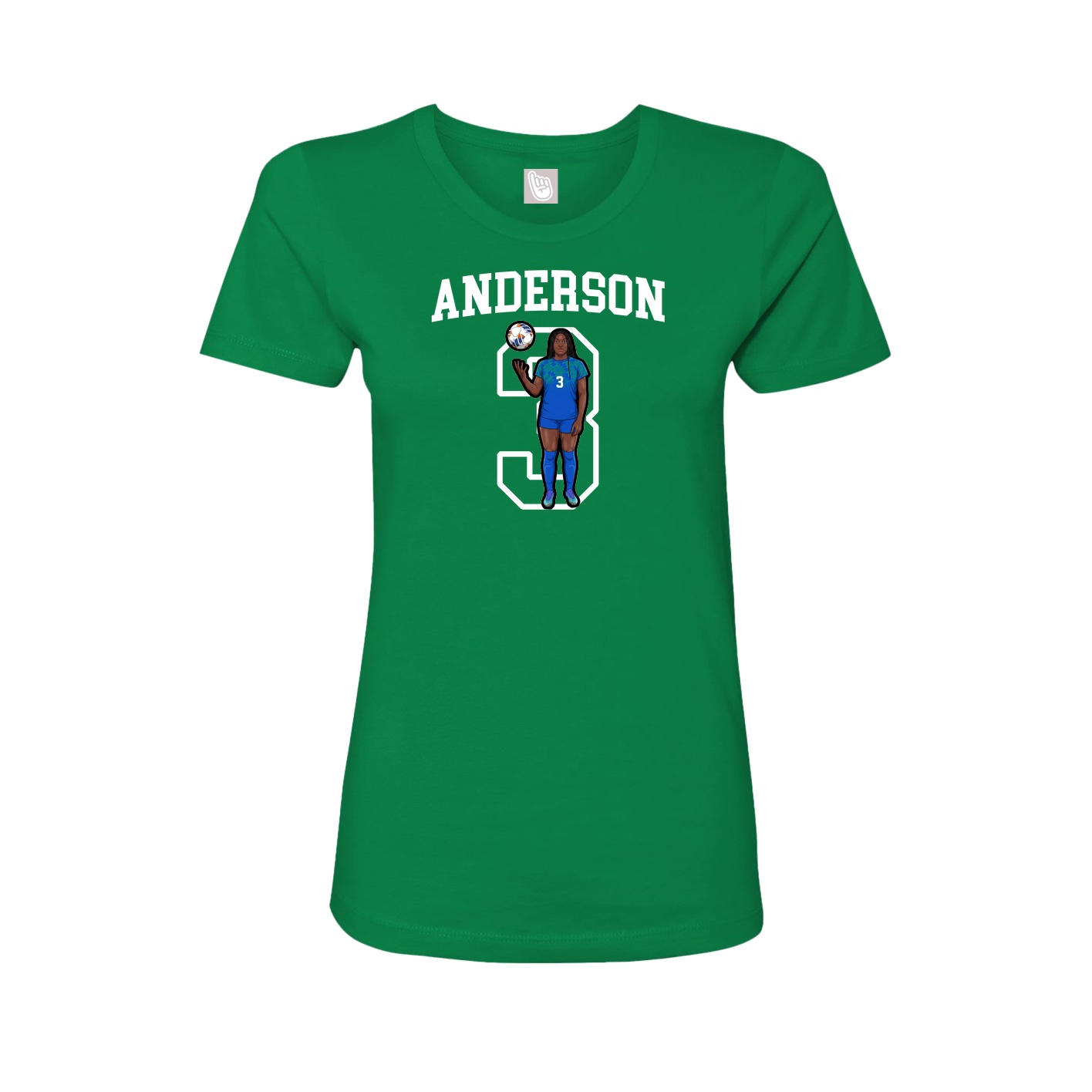 Fitted Women's Tee — Shirsey in Green