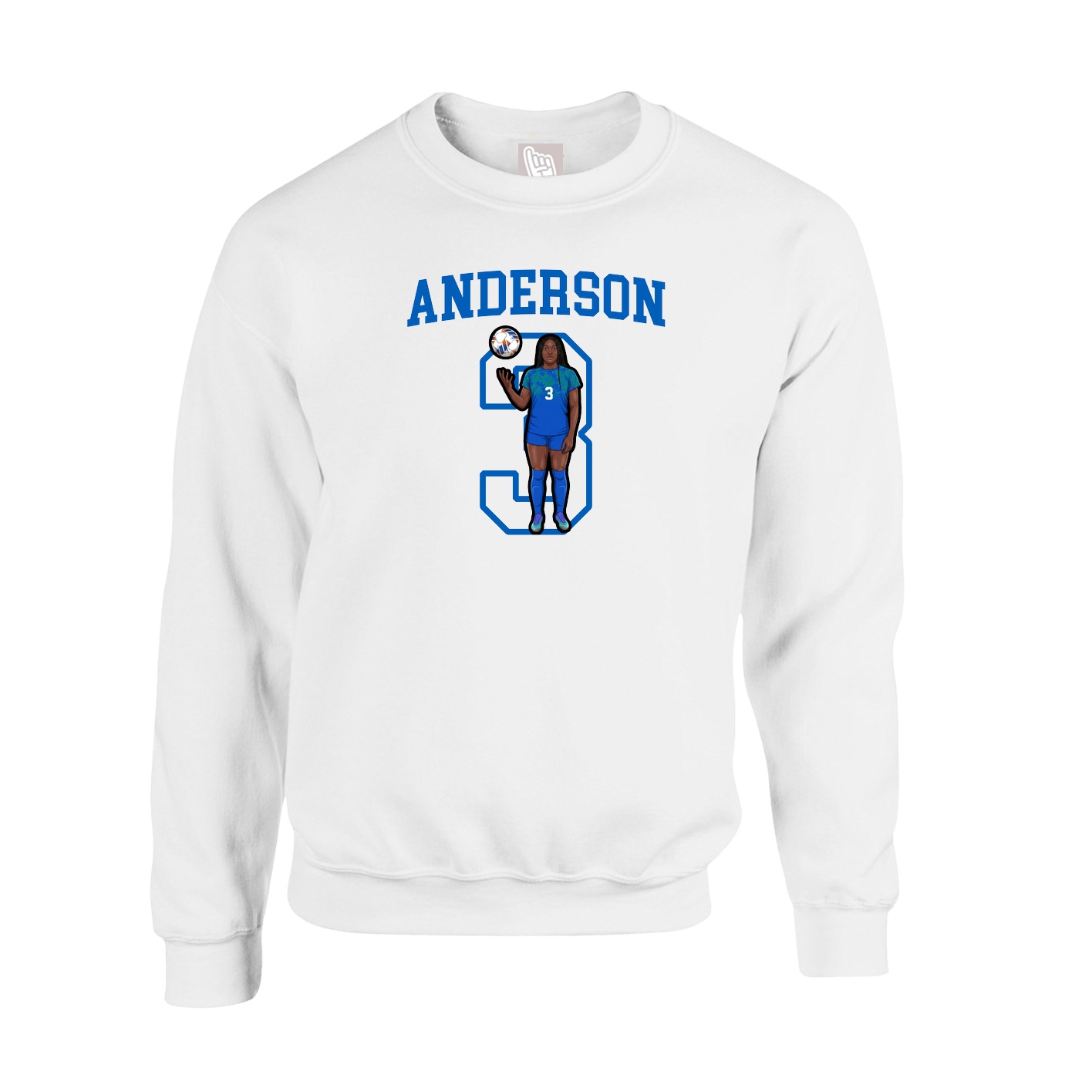 Fleece Crew — Shirsey in White
