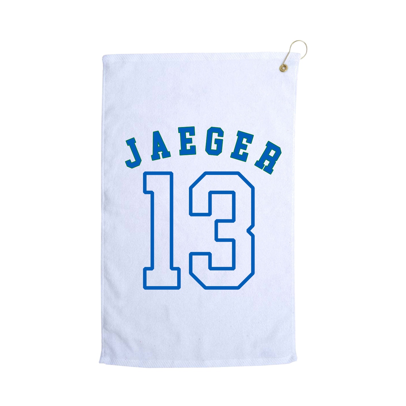 Golf Towel — Shirsey Arch in White