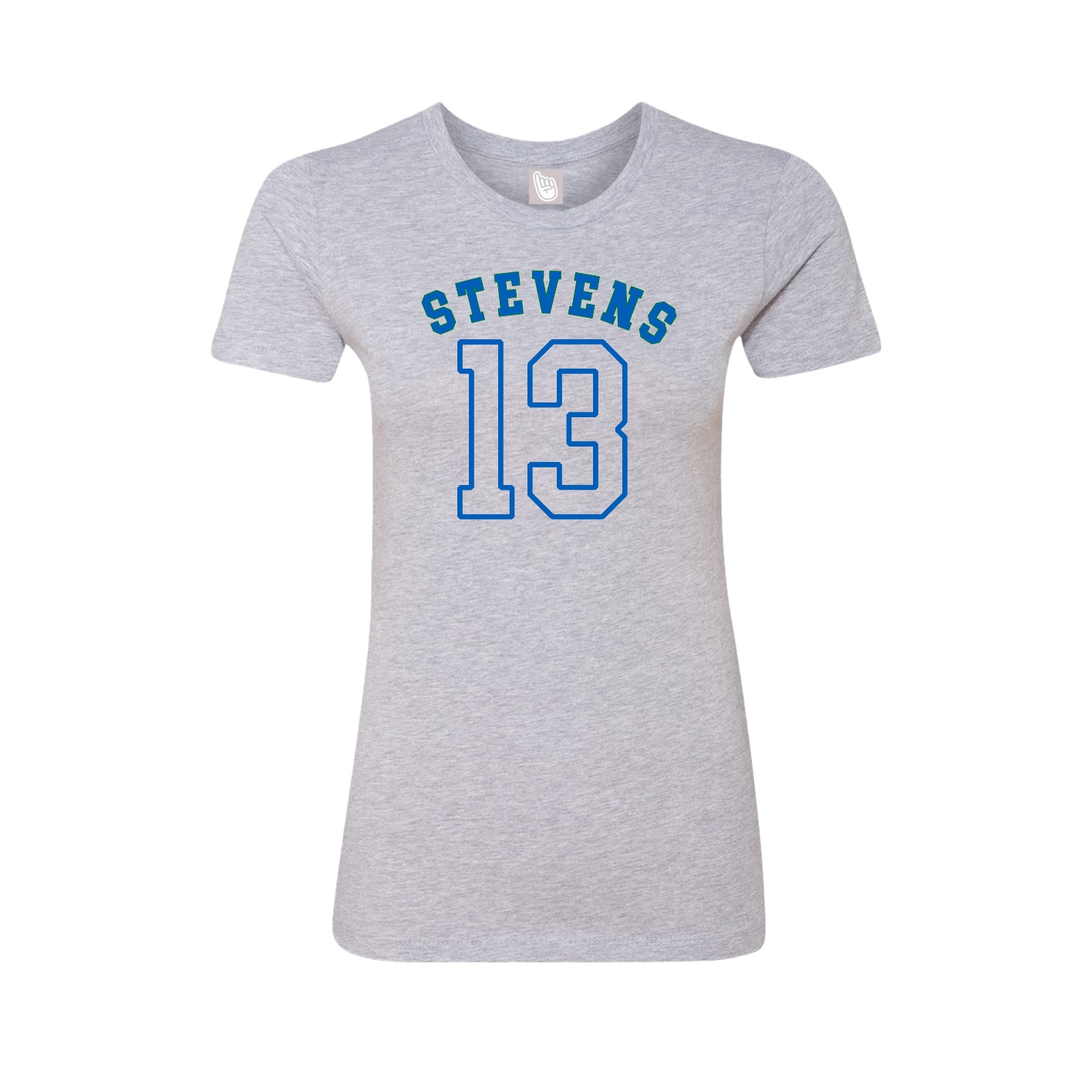 Fitted Women's Tee — Shirsey Arch in Grey