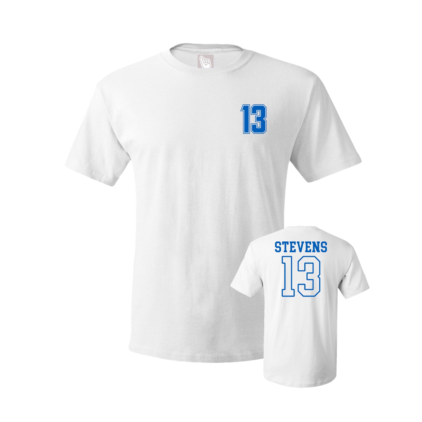 Youth Tee — Chest Back in White