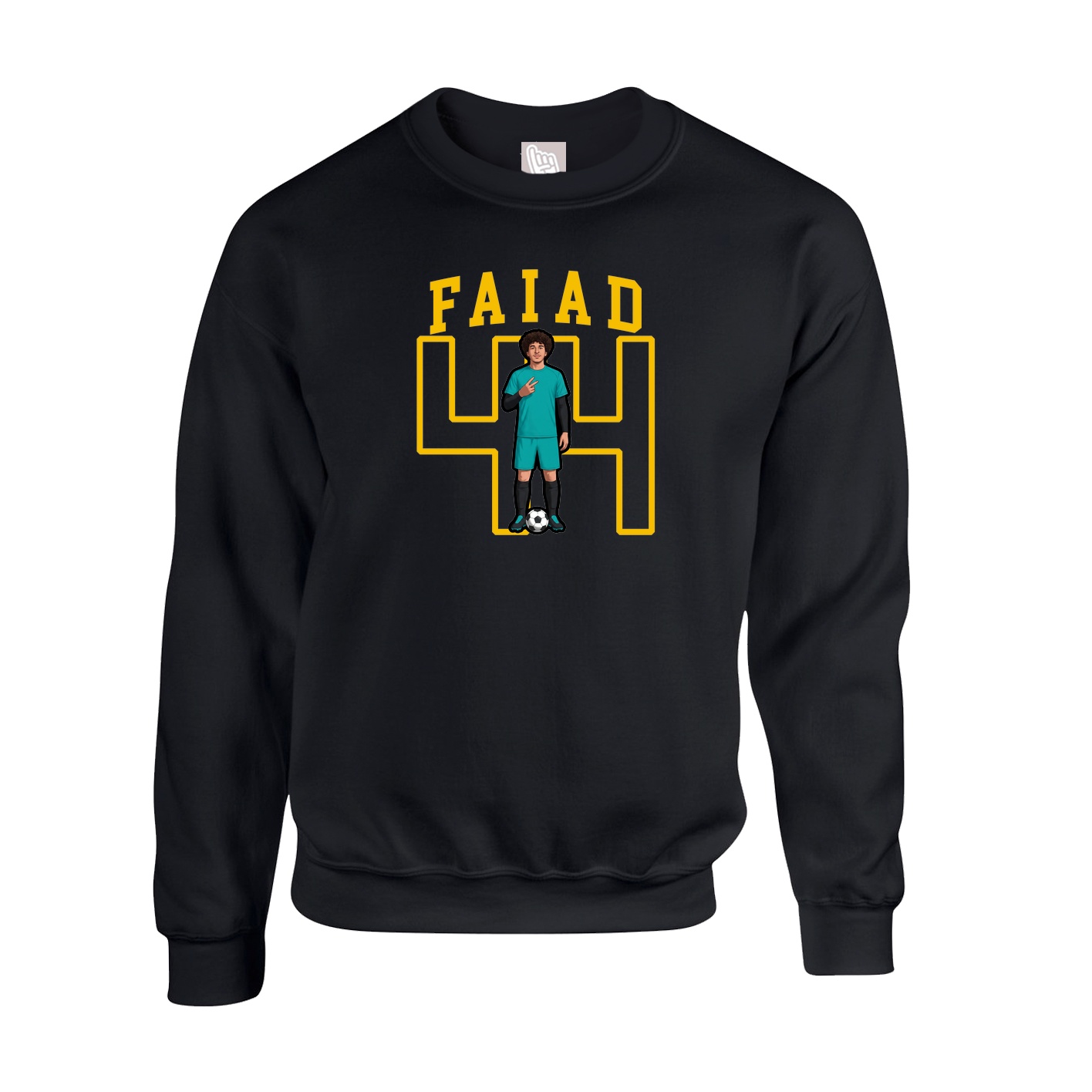 Fleece Crew — Shirsey in Black