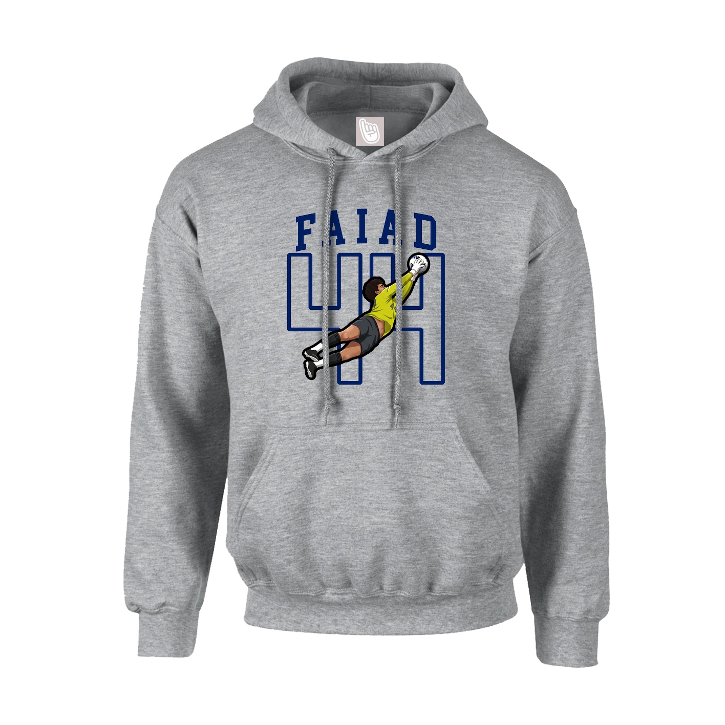 Hoodie — Shirsey in Grey