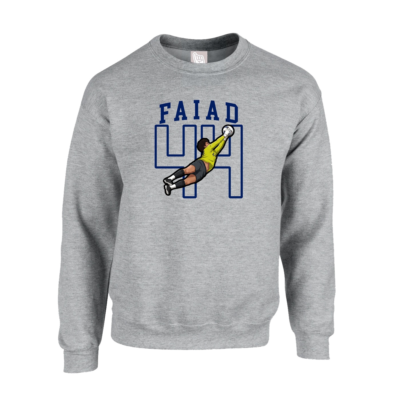 Fleece Crew — Shirsey in Grey