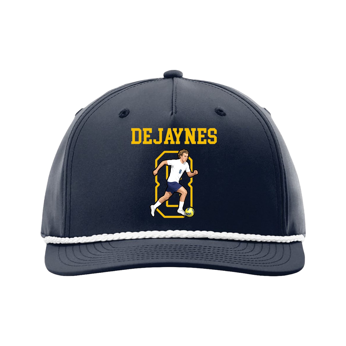 Five-Panel Classic Rope Cap — Shirsey in Navy