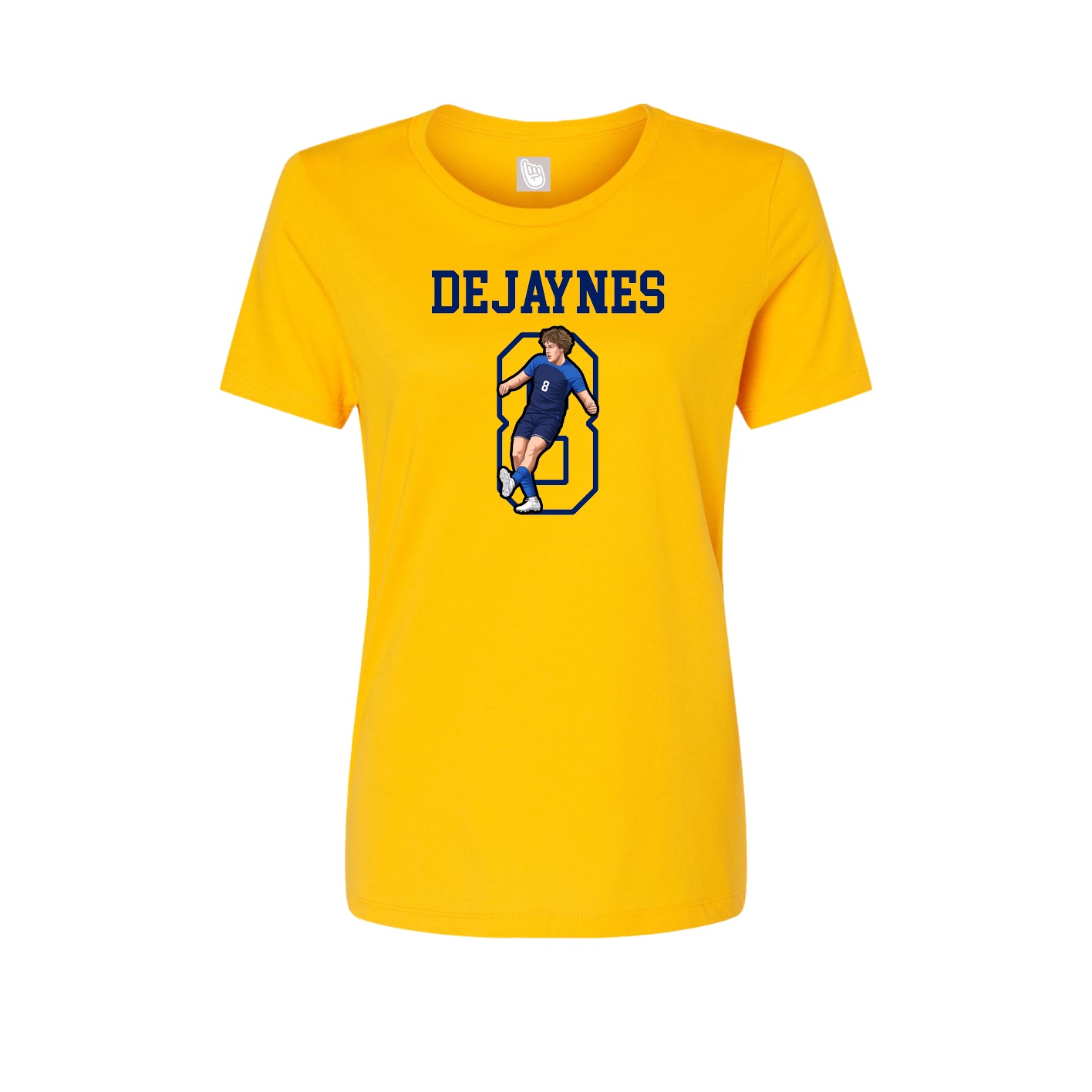 Fitted Women's Tee — Shirsey in Gold
