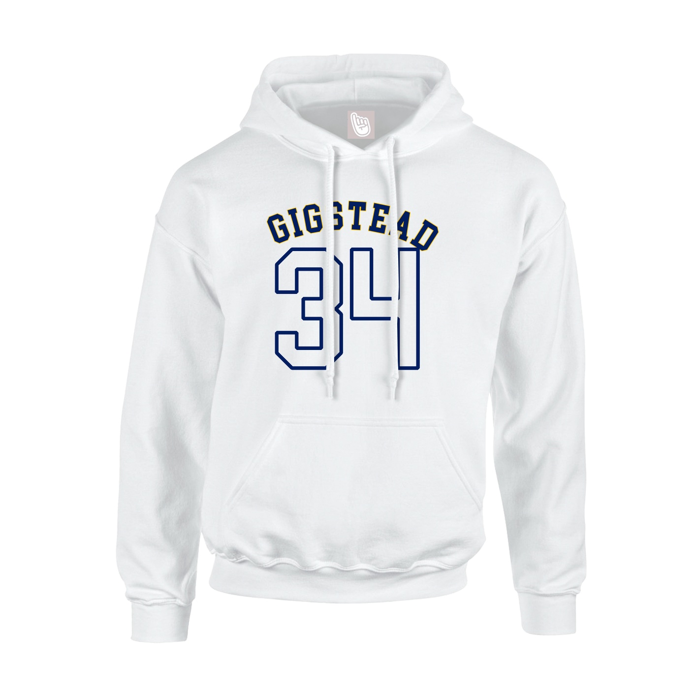 Youth Hoodie — Shirsey Arch in White