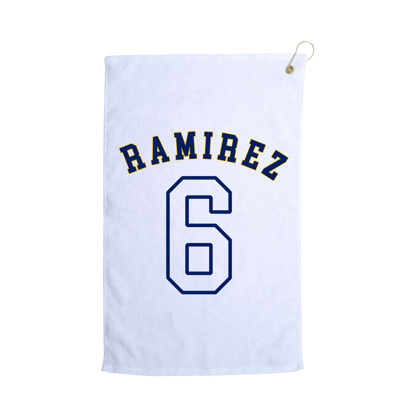 Golf Towel — Shirsey Arch in White