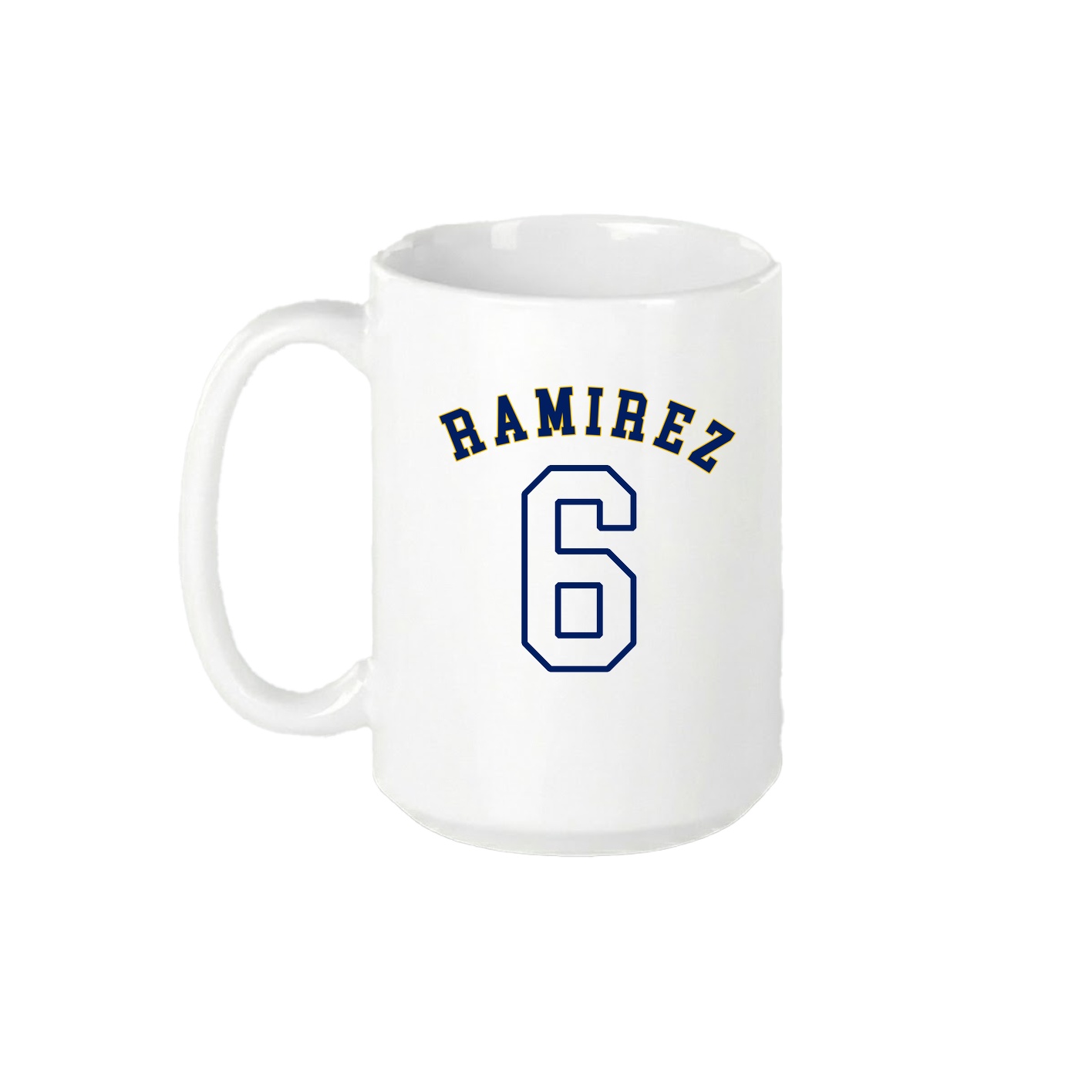 15oz Coffee Mug — Shirsey Arch in White