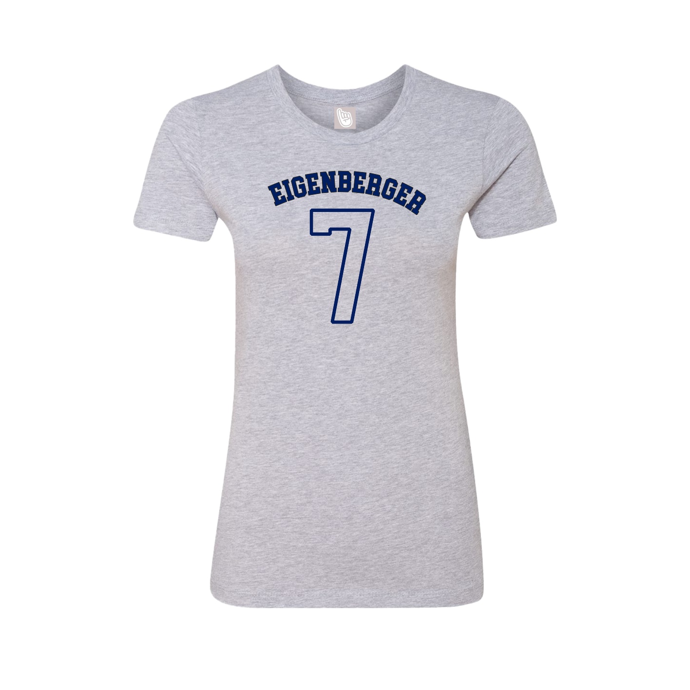 Fitted Women's Tee — Shirsey Arch in Grey