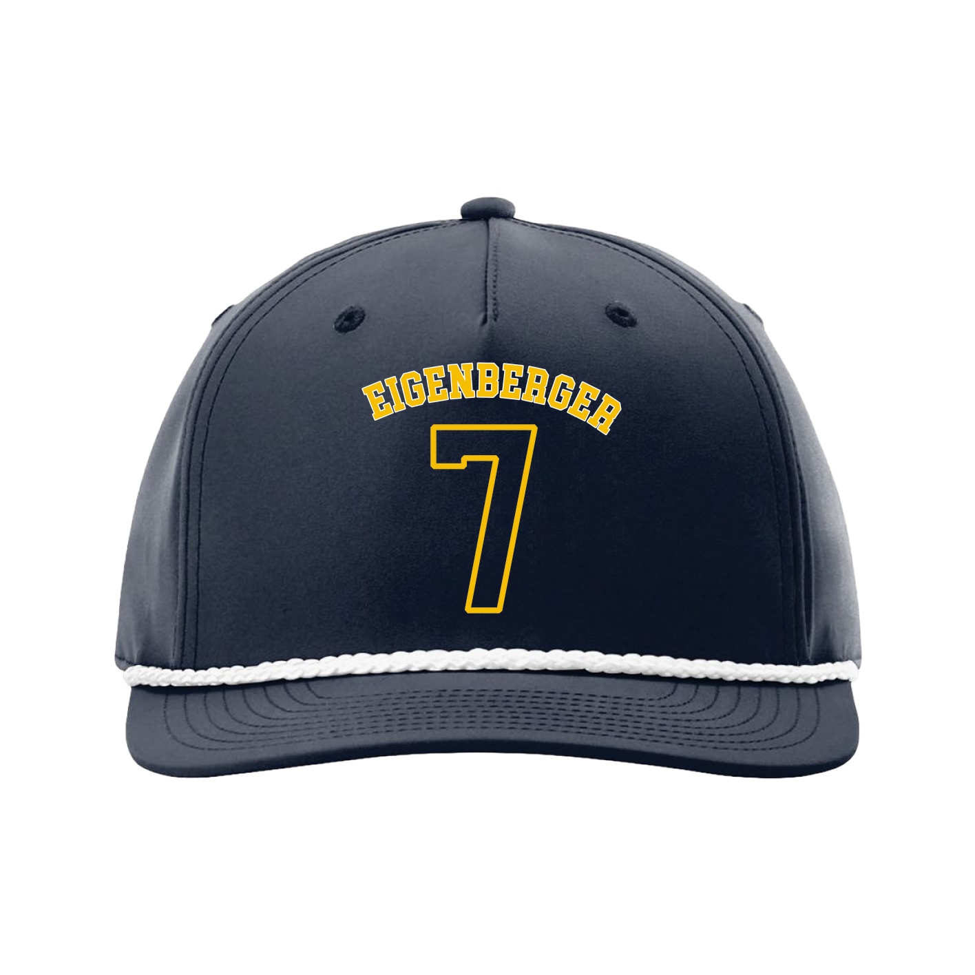 Five-Panel Classic Rope Cap — Shirsey Arch in Navy