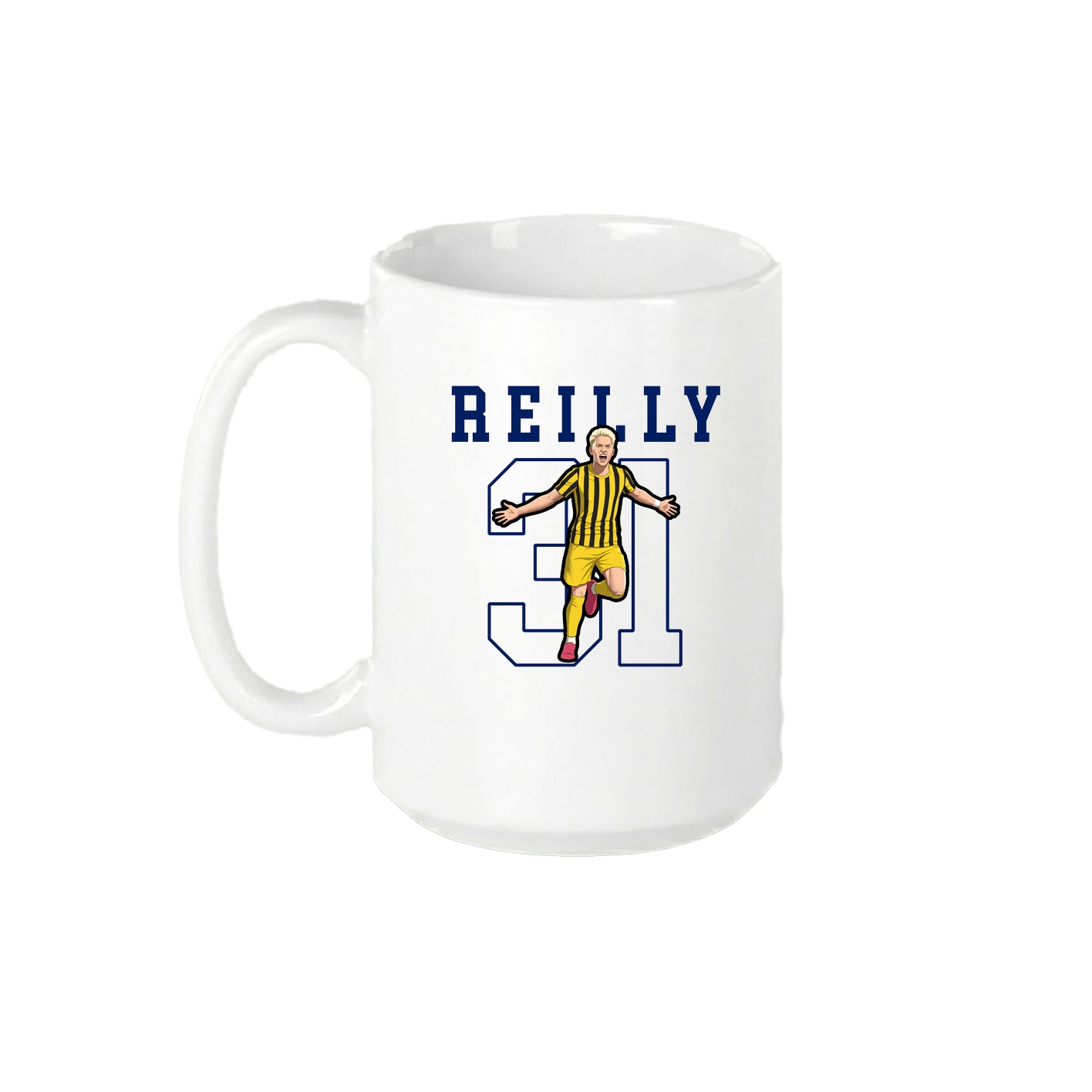 15oz Coffee Mug — Shirsey in White