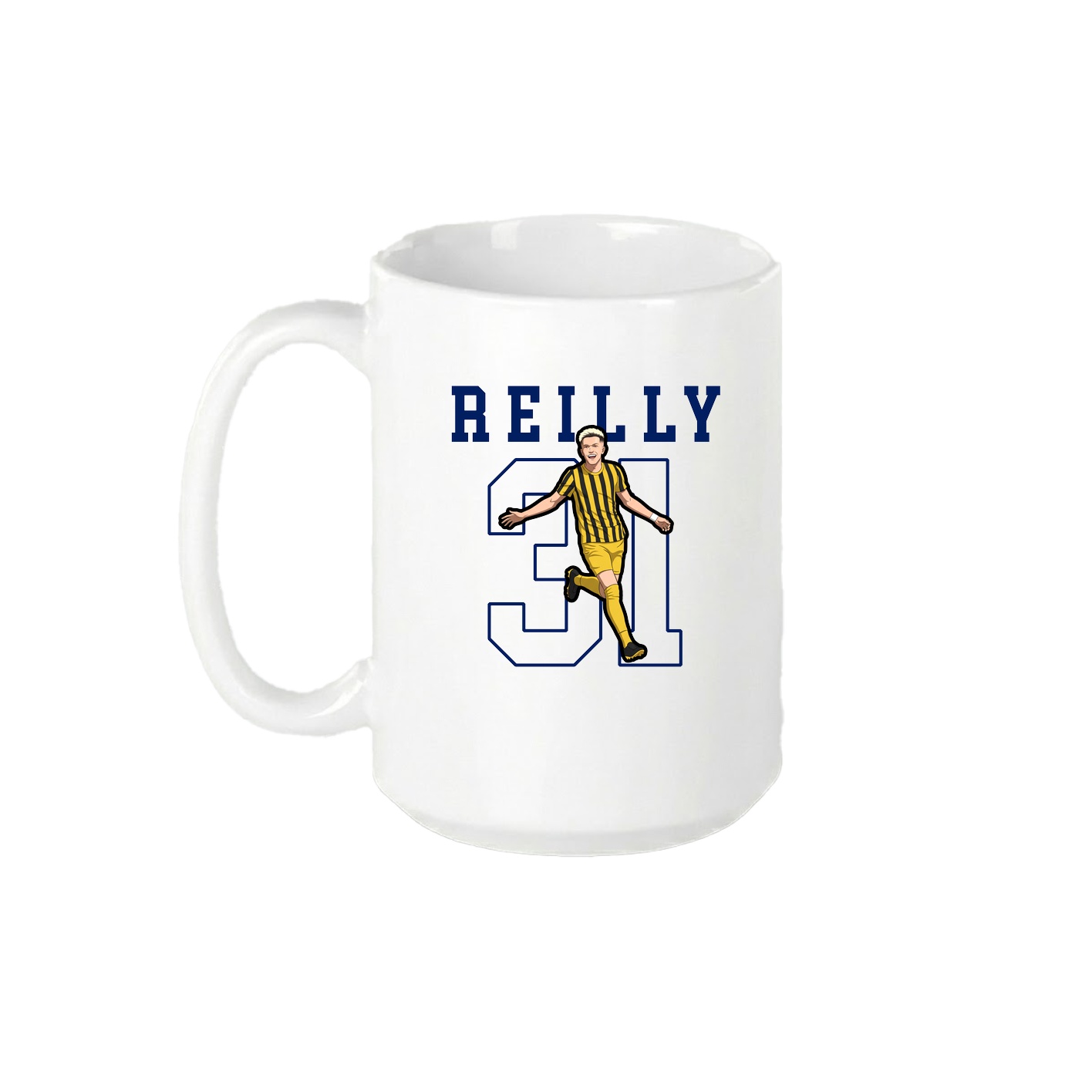 15oz Coffee Mug — Shirsey in White