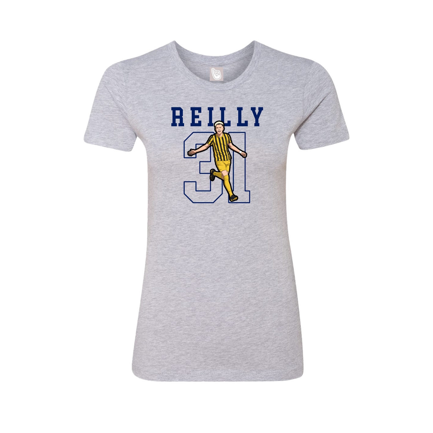 Fitted Women's Tee — Shirsey in Grey