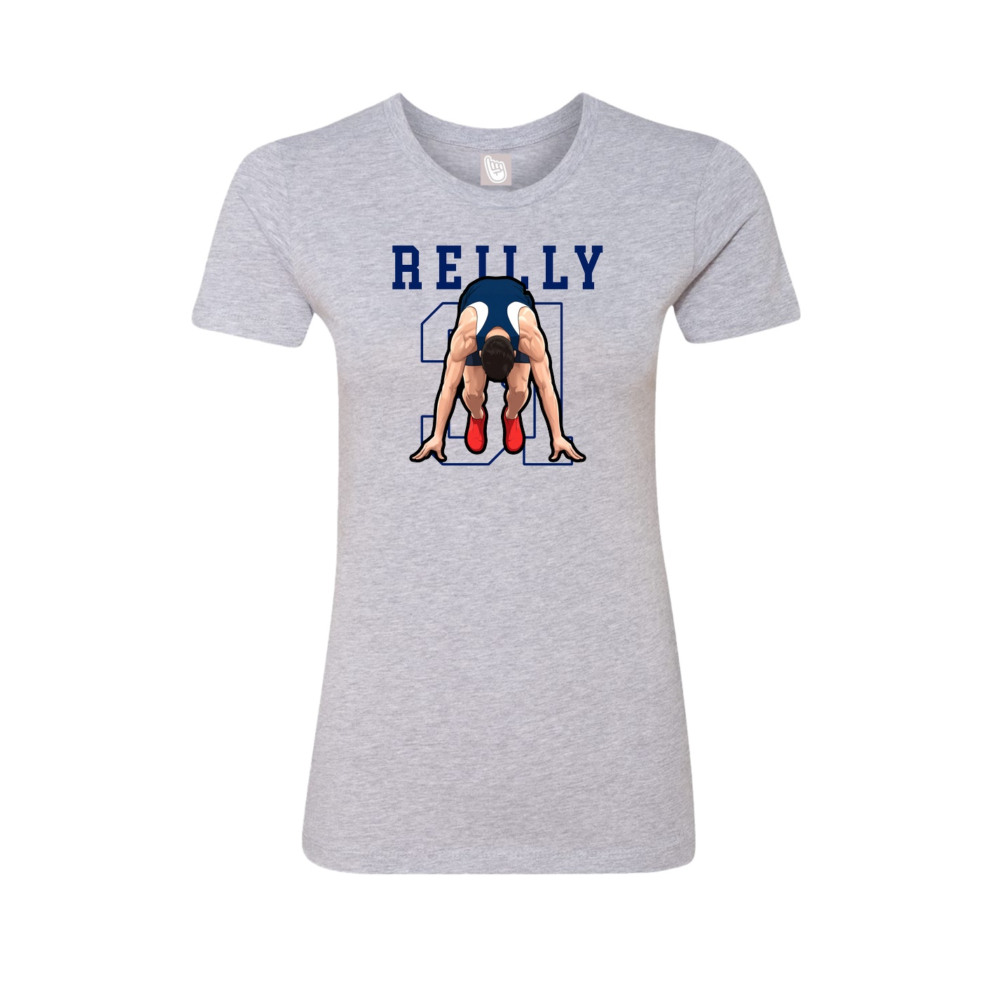 Fitted Women's Tee — Shirsey in Grey