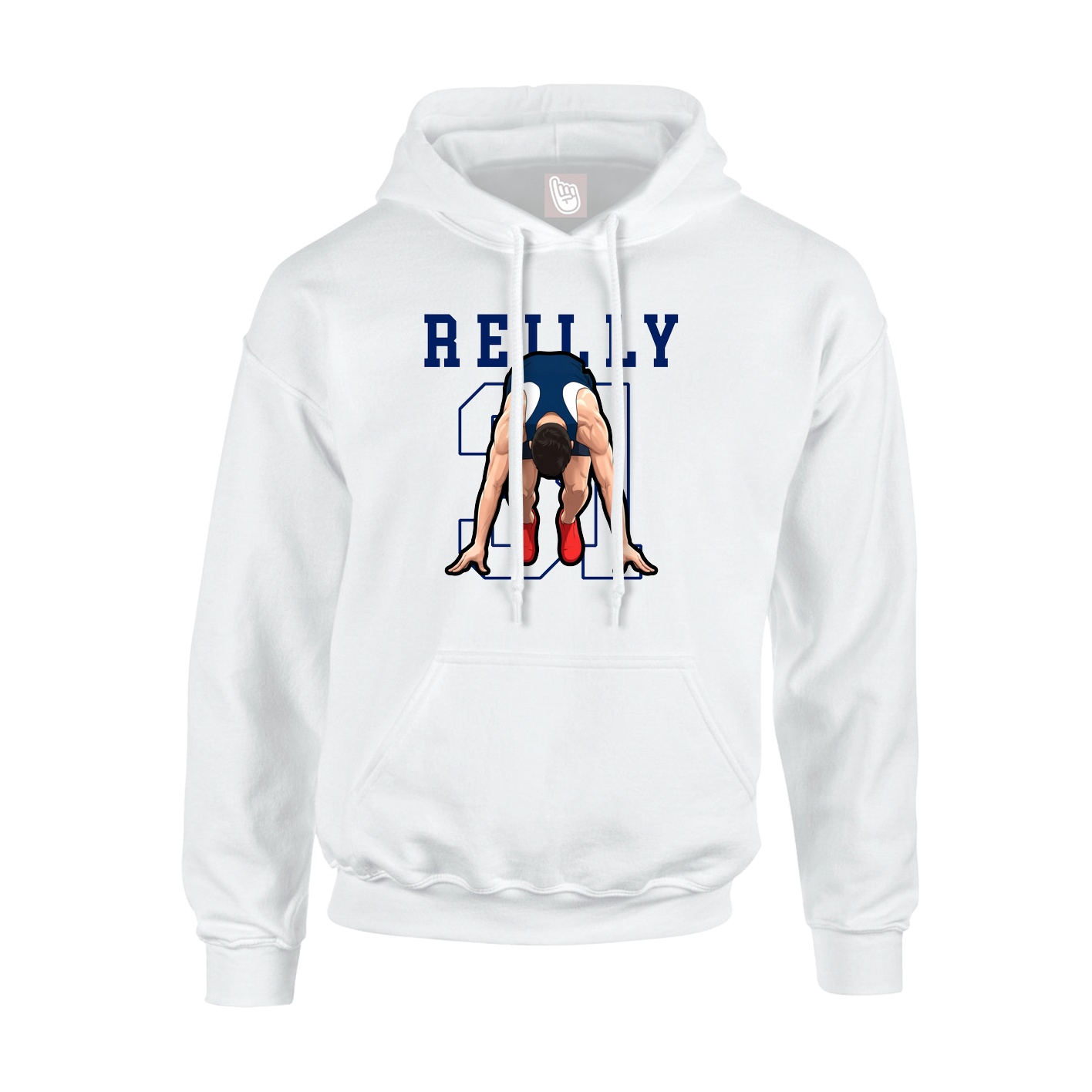 Hoodie — Shirsey in White