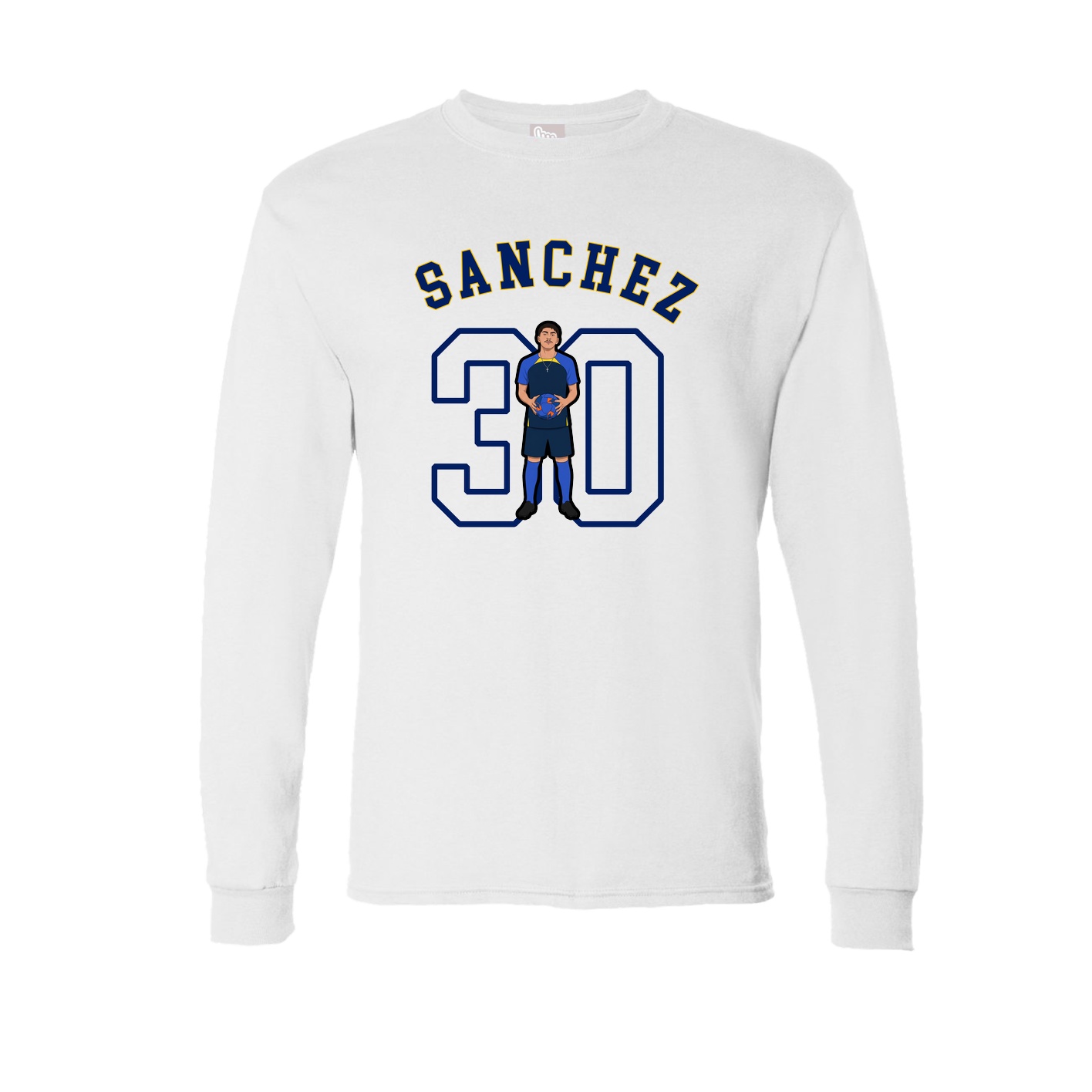 Long Sleeve Tee — Shirsey Arch in White