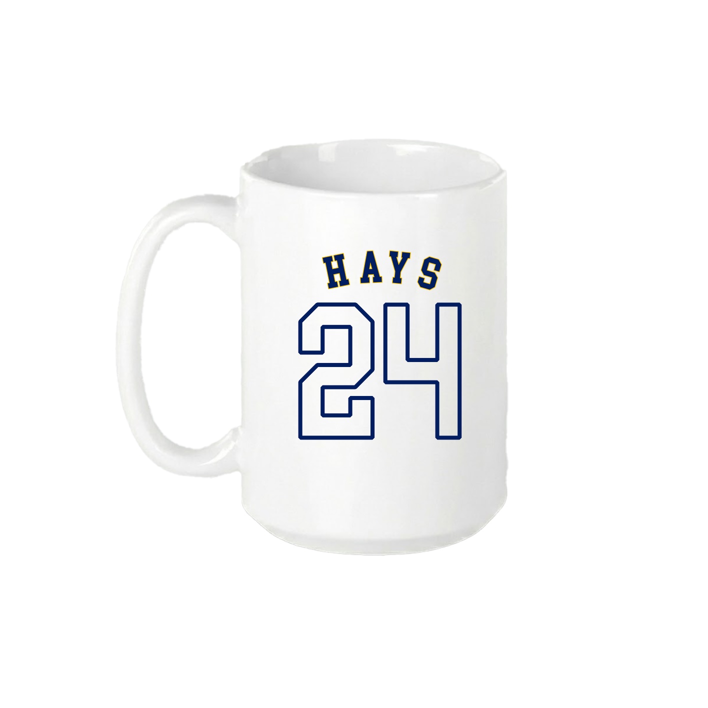 15oz Coffee Mug — Shirsey Arch in White