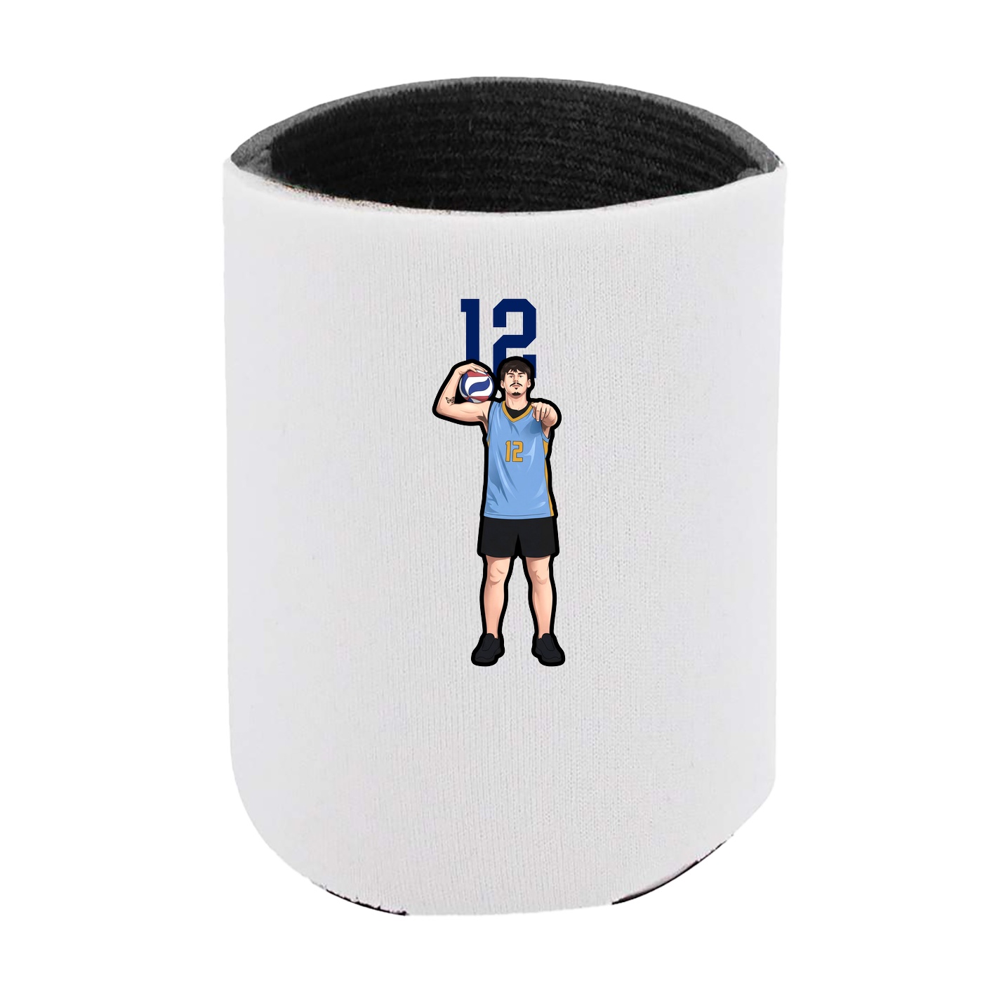 Can Holder — Number Top in White