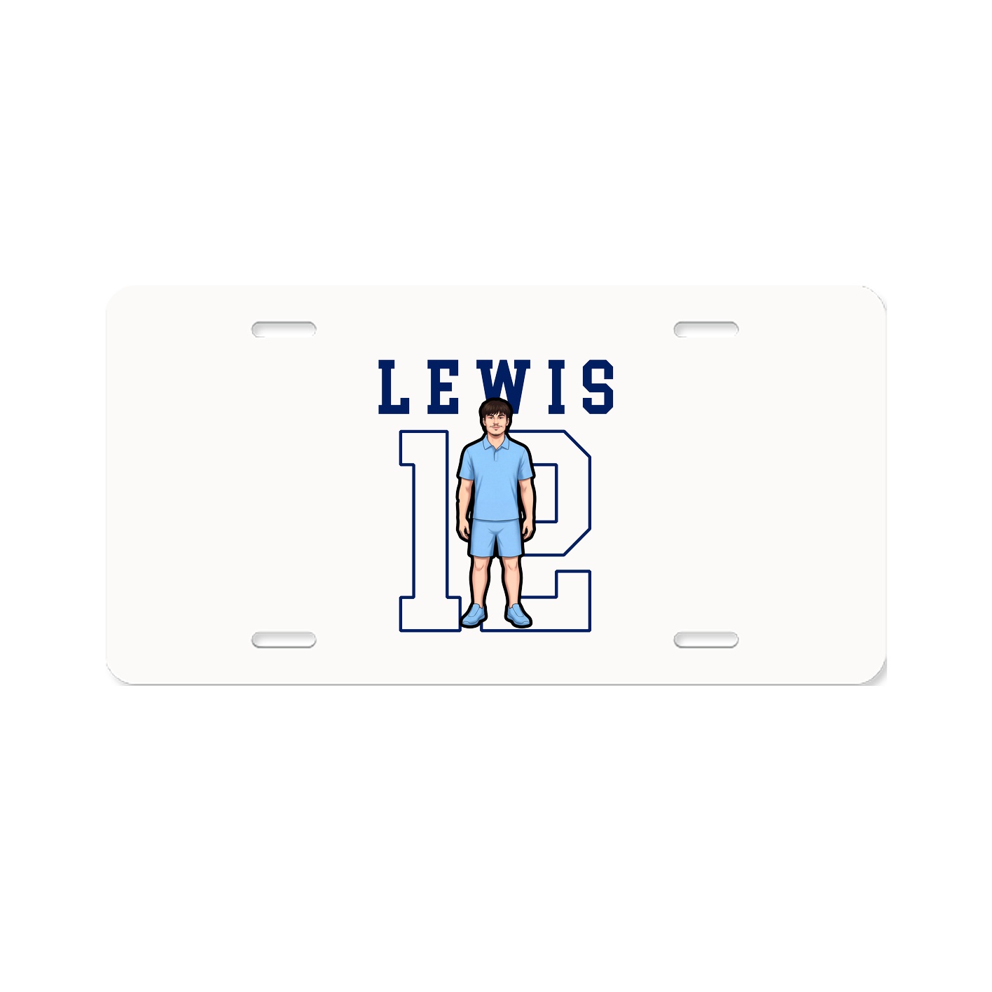 License Plate — Shirsey in Classic