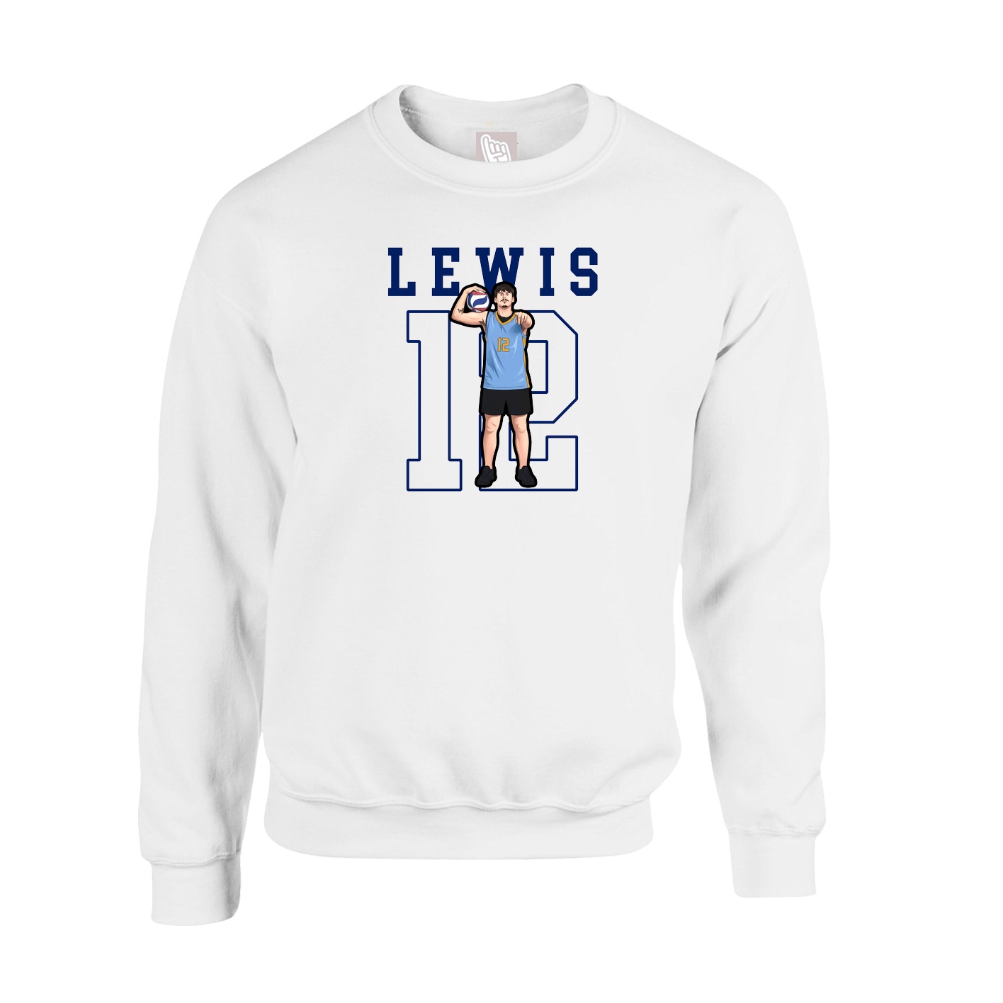 Fleece Crew — Shirsey in White