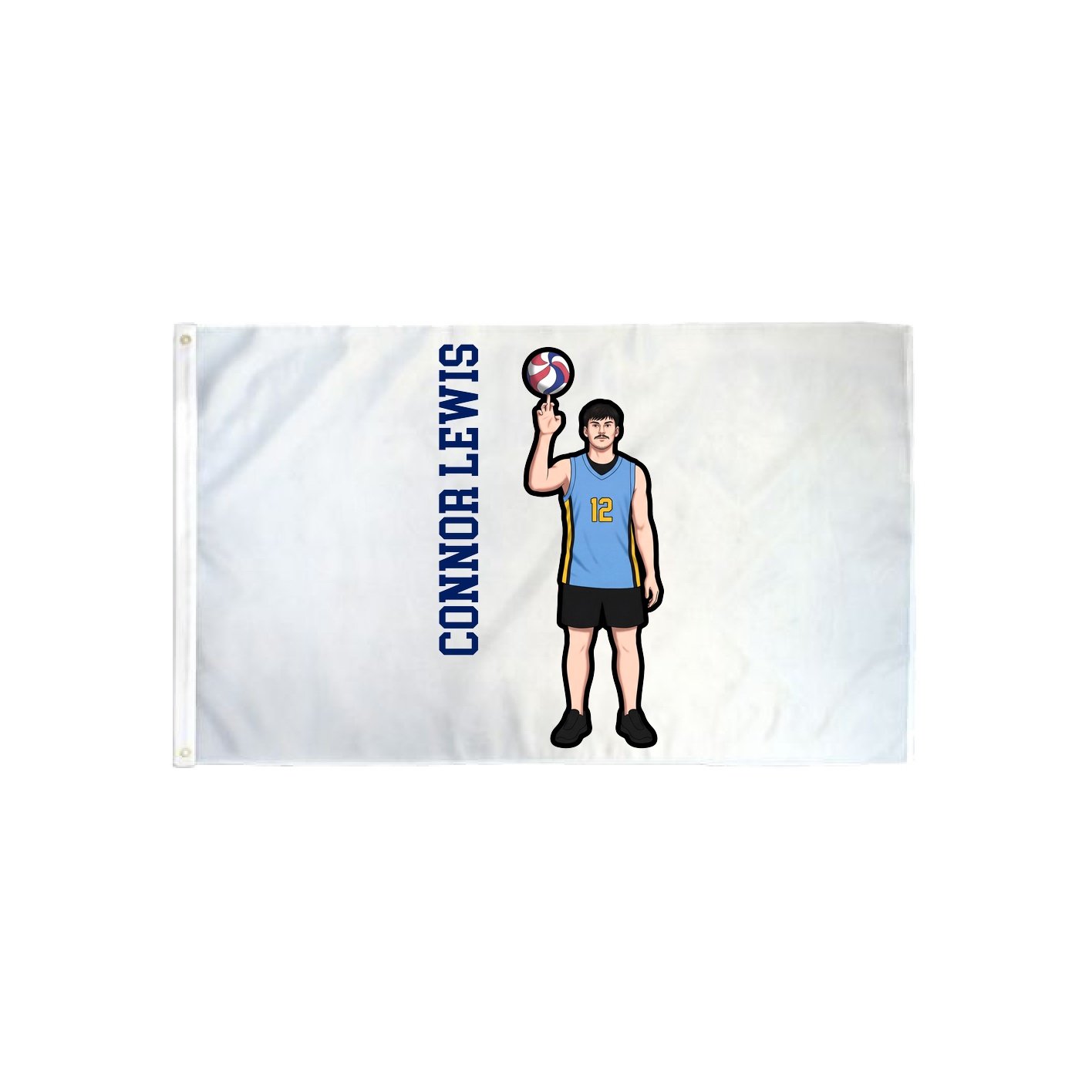 3x5 Flag — Name Vertical in Classic