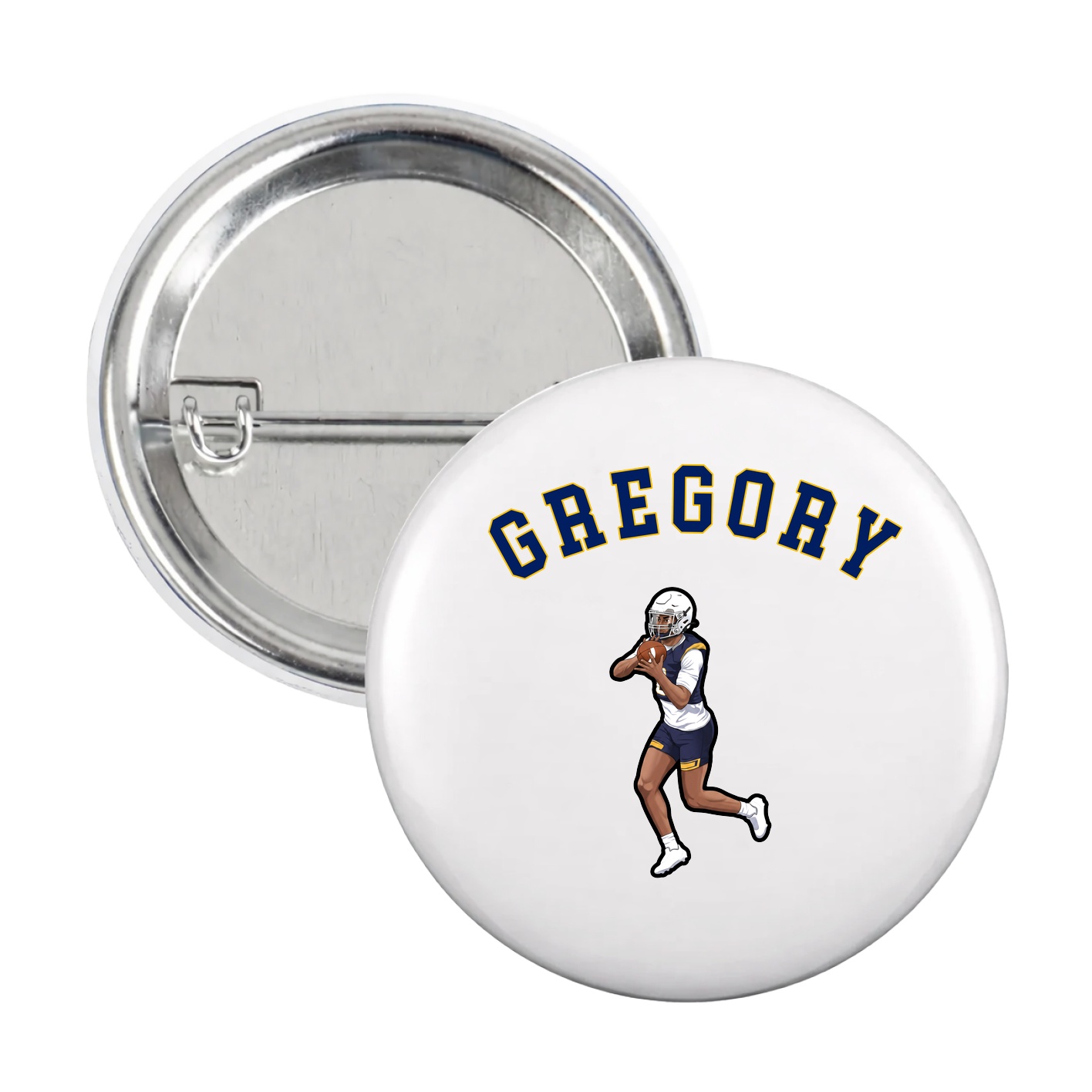 Game Day Button — Shirsey Arch in White