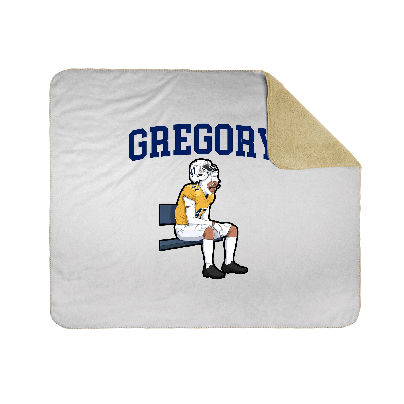 Throw Blanket — Shirsey in White