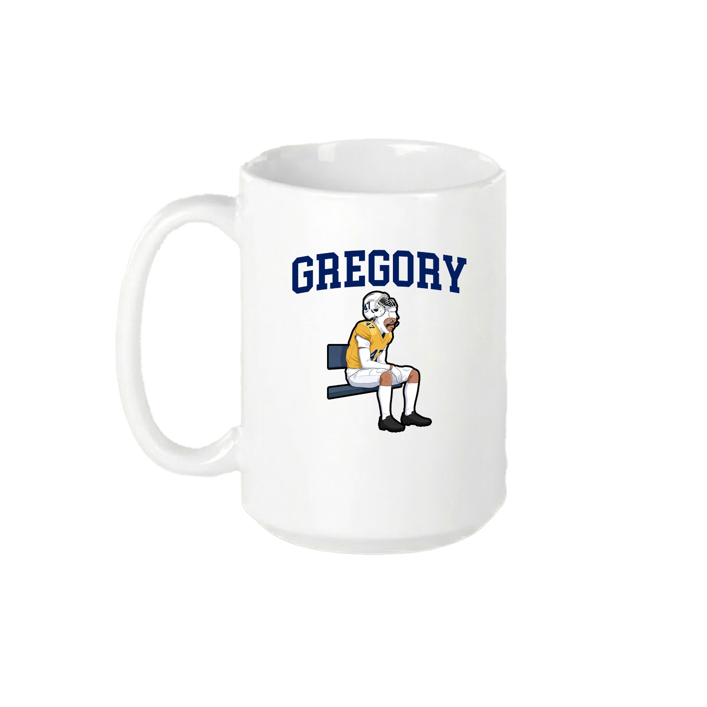 15oz Coffee Mug — Shirsey in White