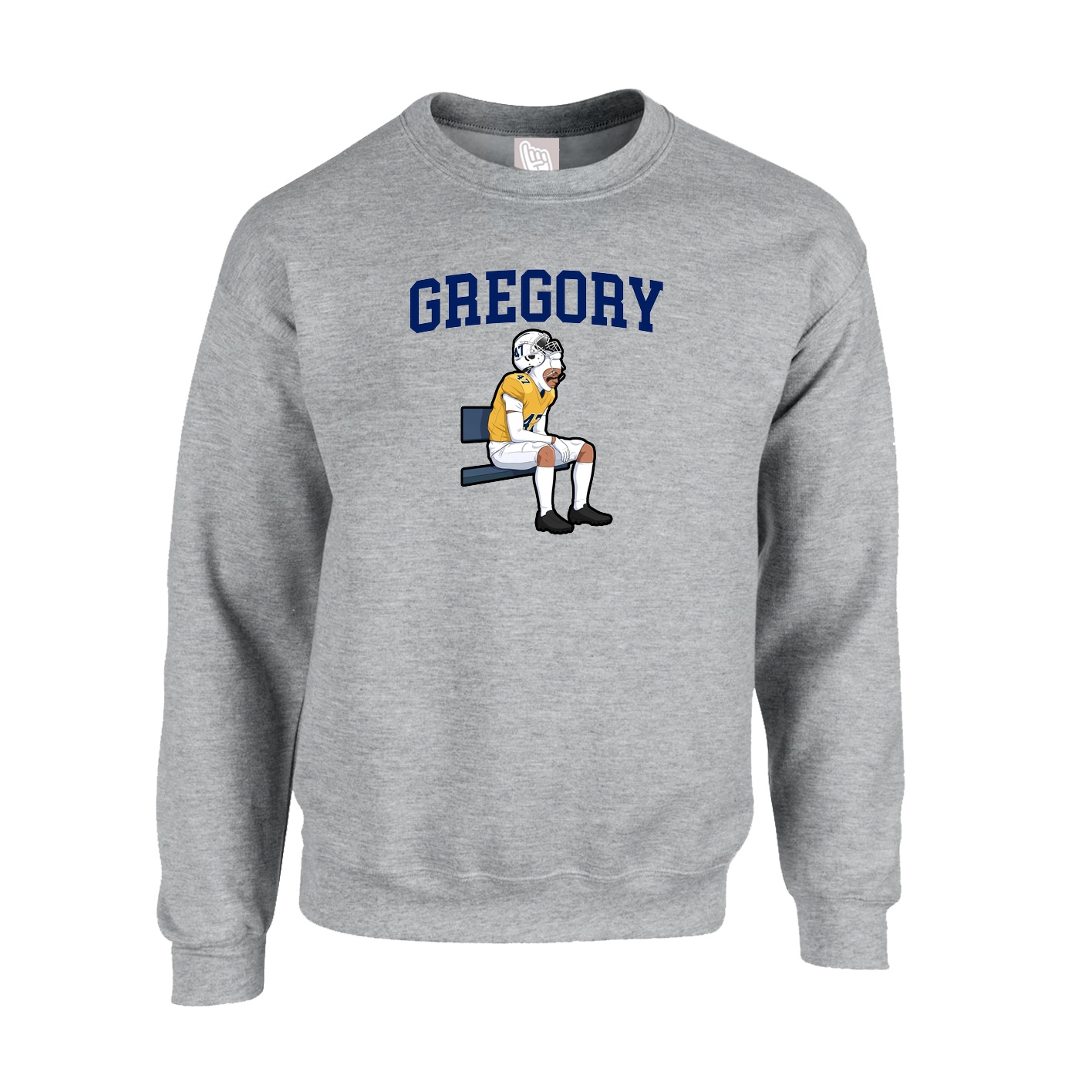 Fleece Crew — Shirsey in Grey