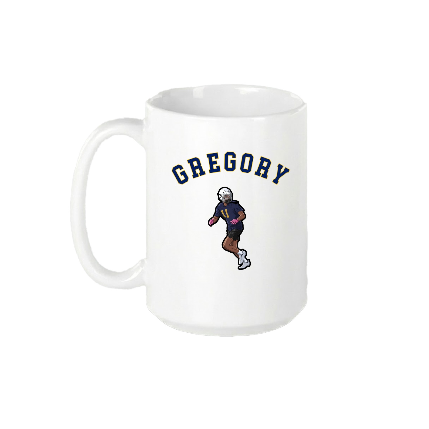 15oz Coffee Mug — Shirsey Arch in White