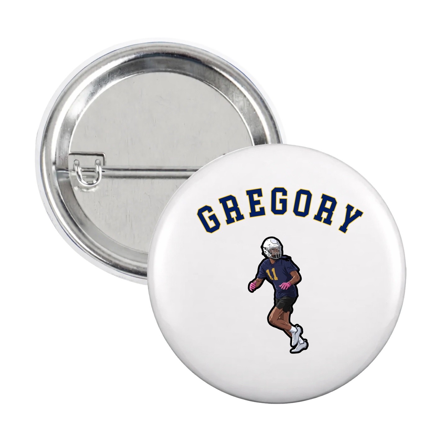 Game Day Button — Shirsey Arch in White