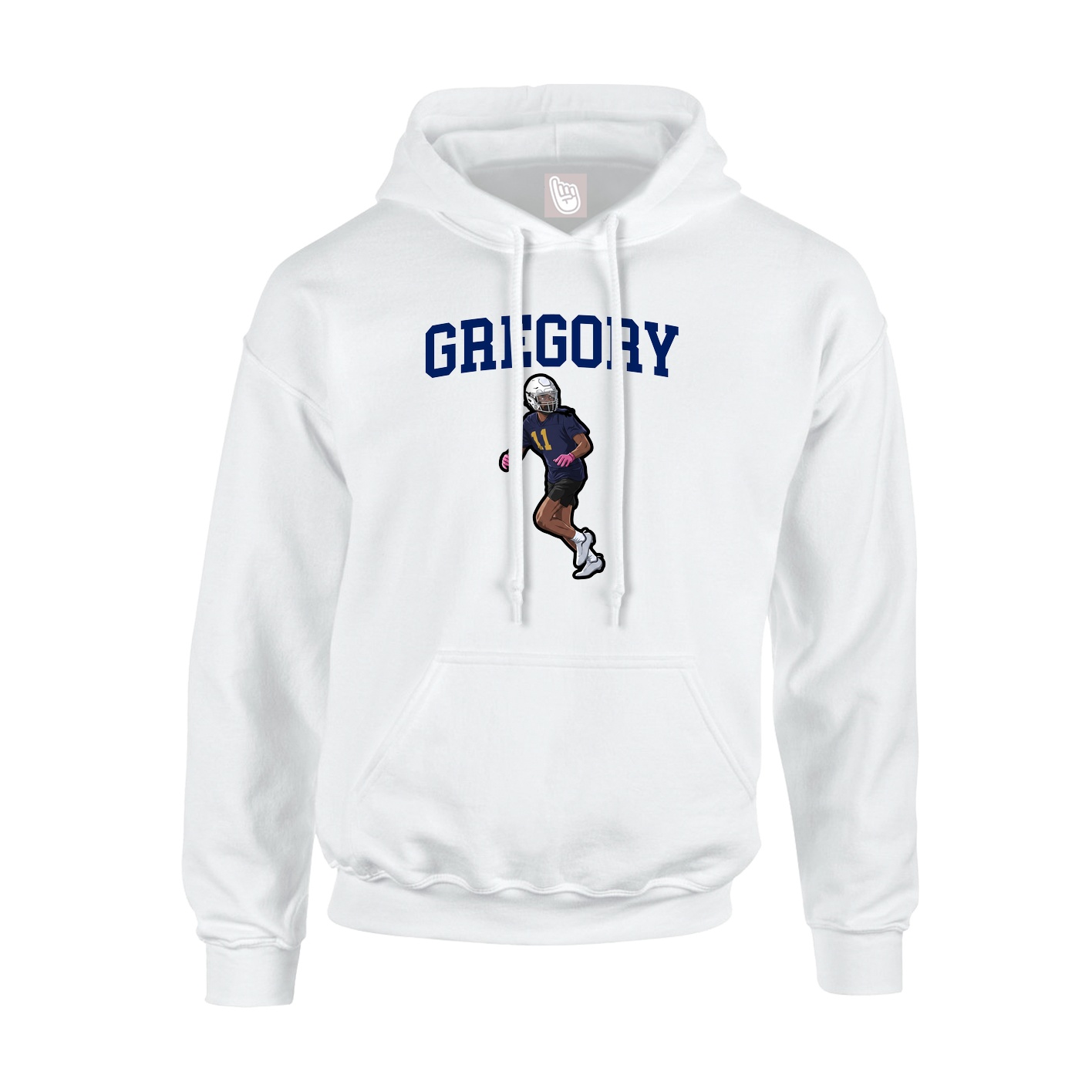 Youth Hoodie — Shirsey in White